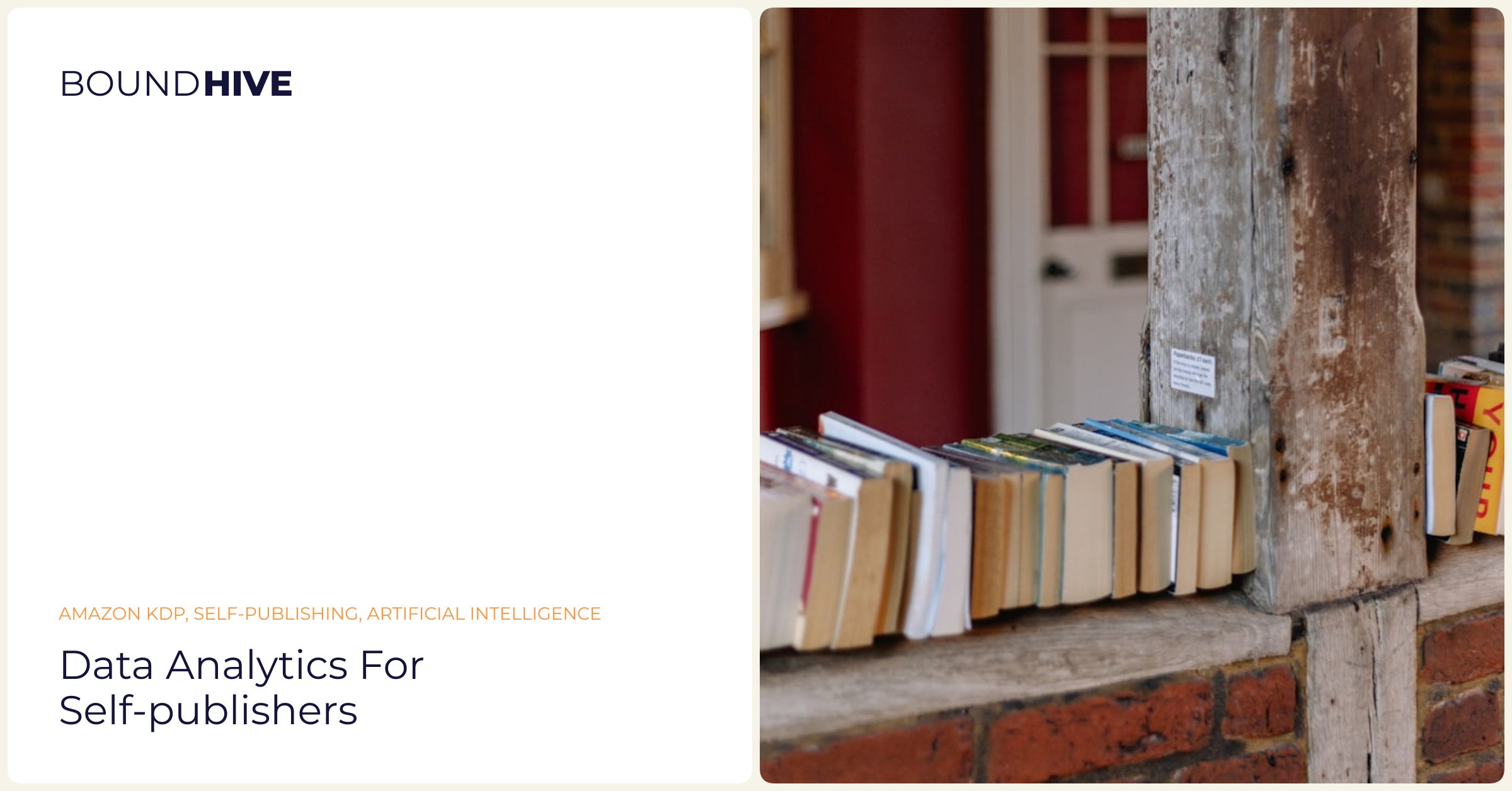Data analytics for self-publishers