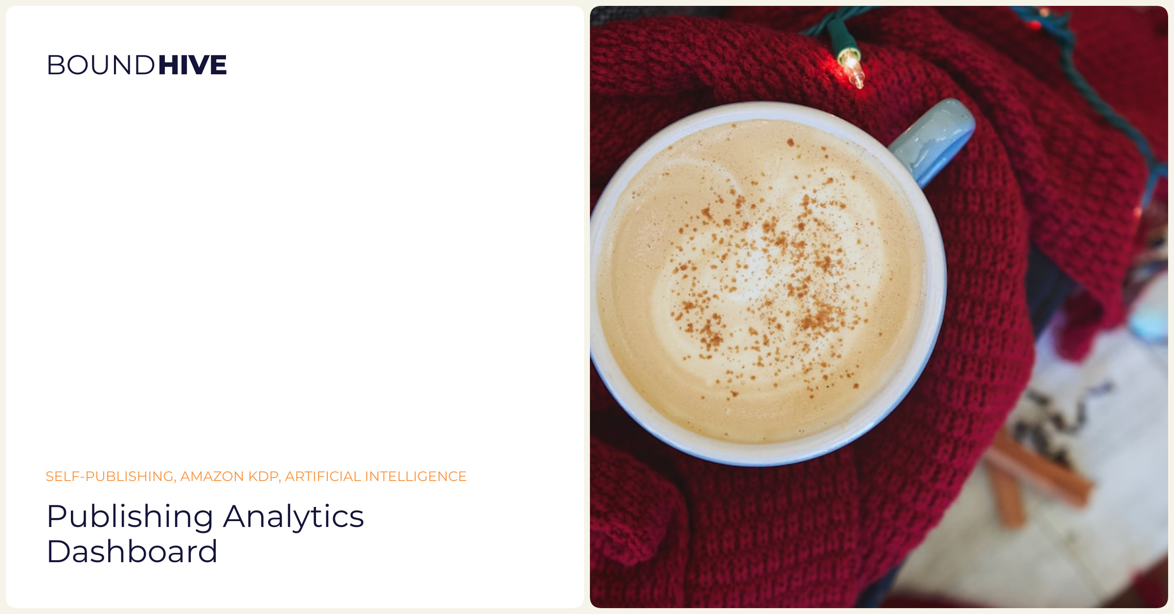 Publishing analytics dashboard Publishing analytics dashboard