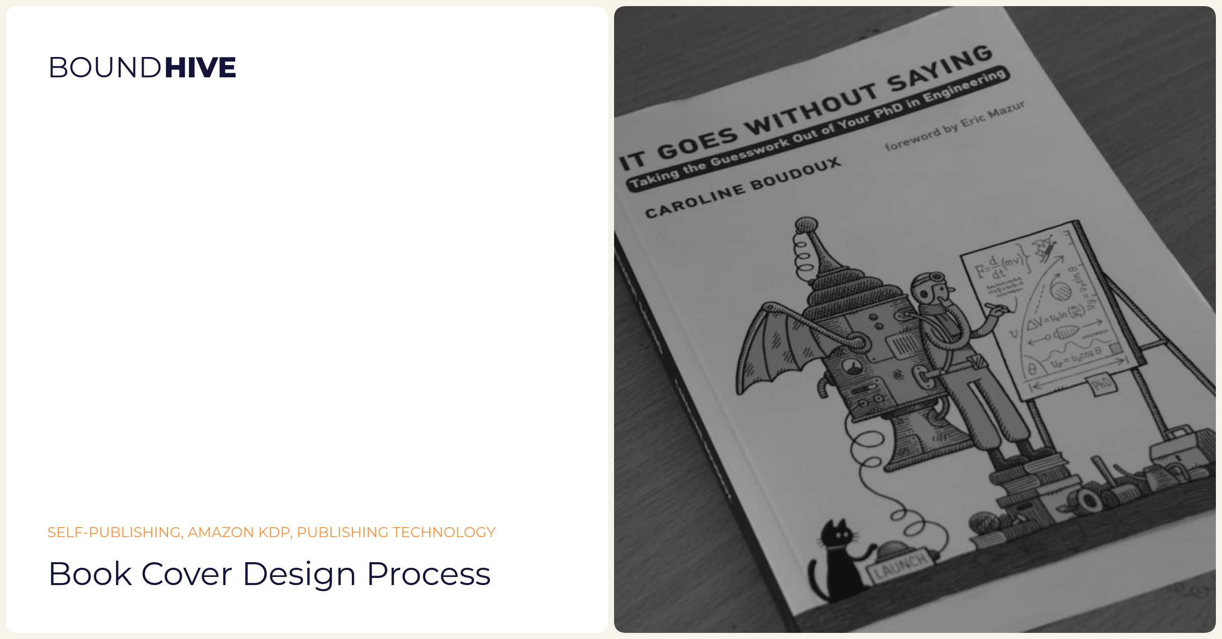 Book cover design process Book cover design process