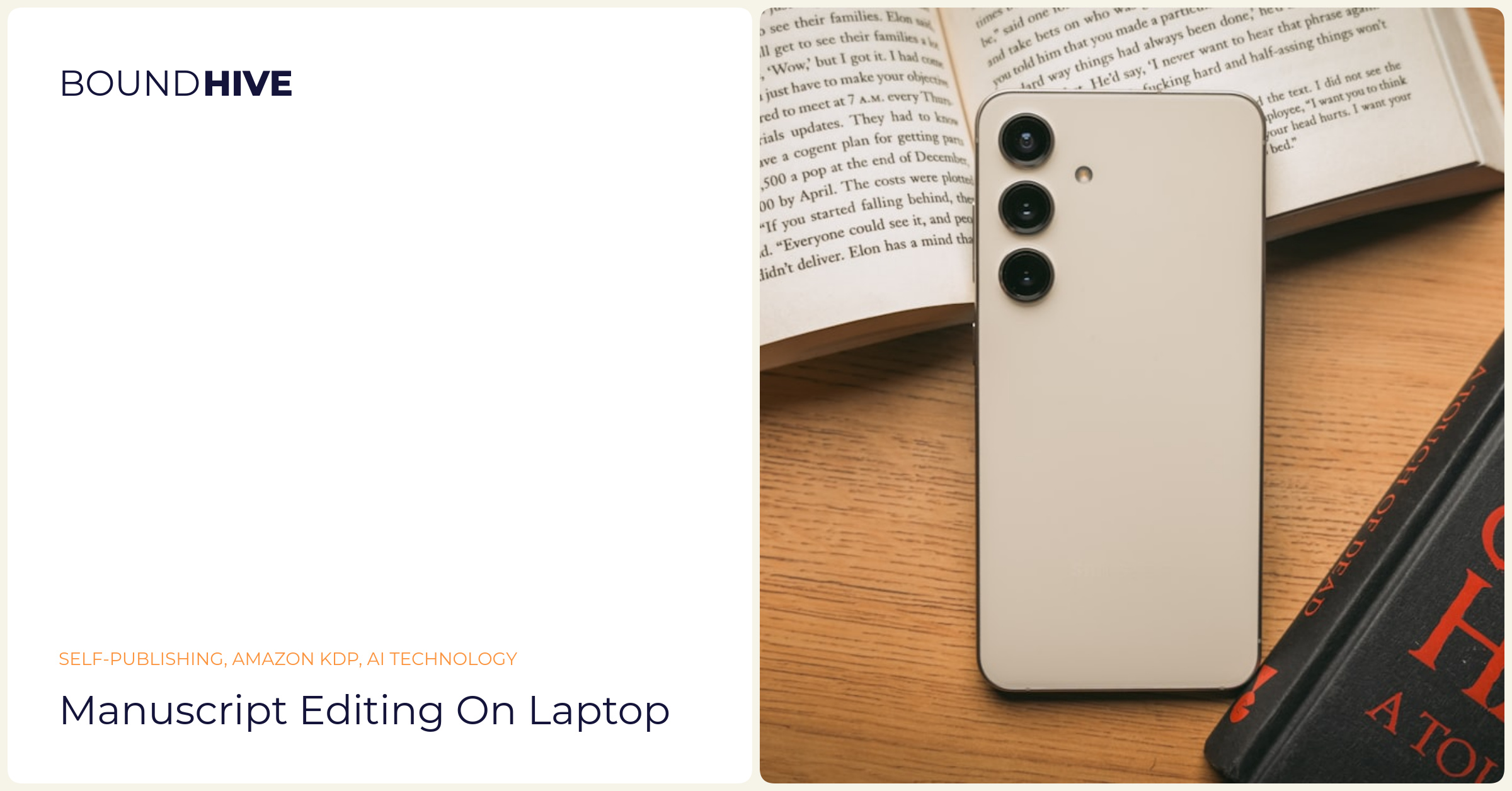 Manuscript editing on laptop