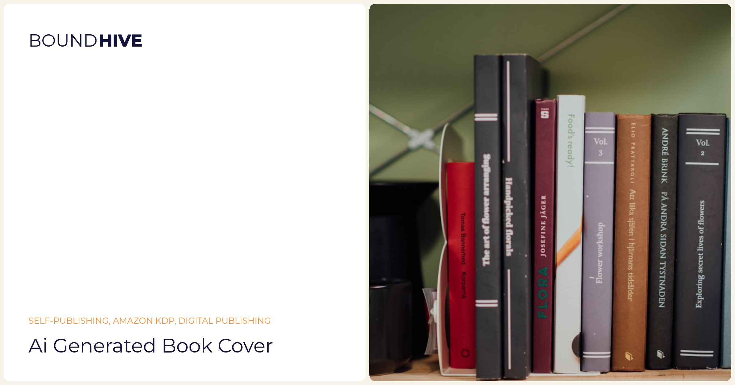 AI generated book cover