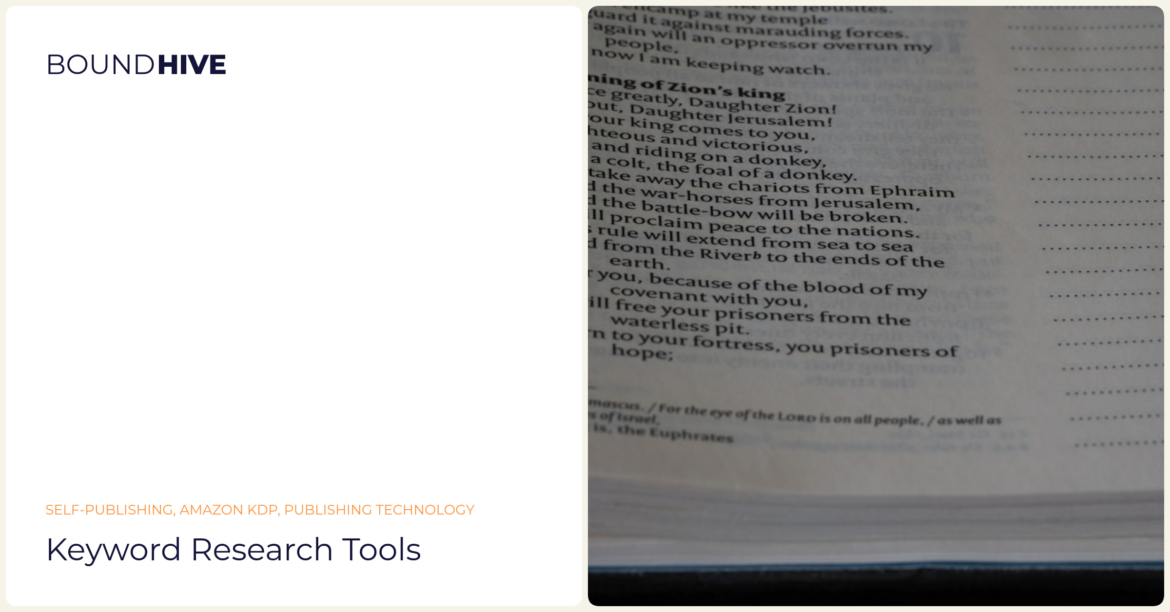 Keyword research tools