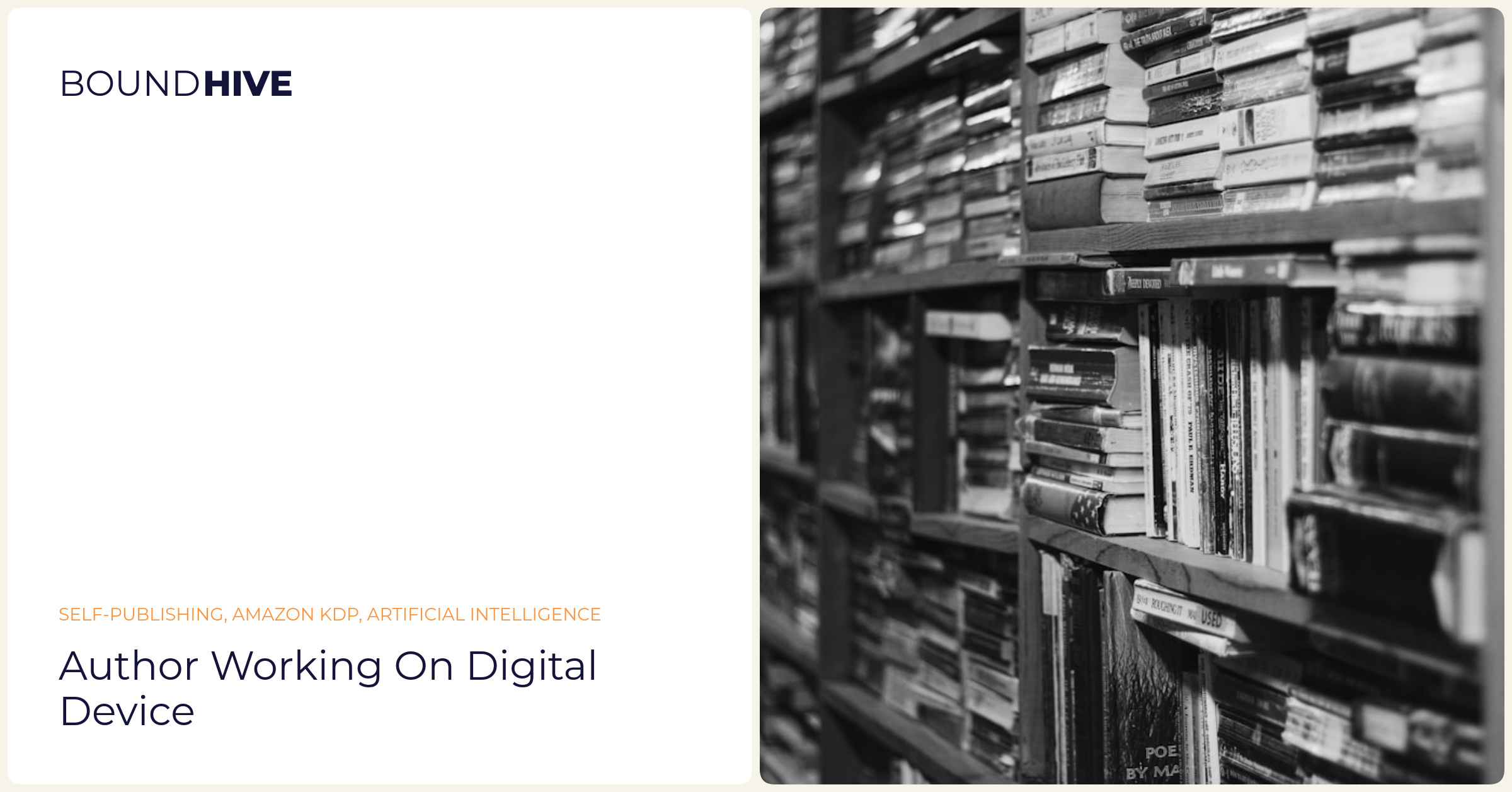 Author working on digital device