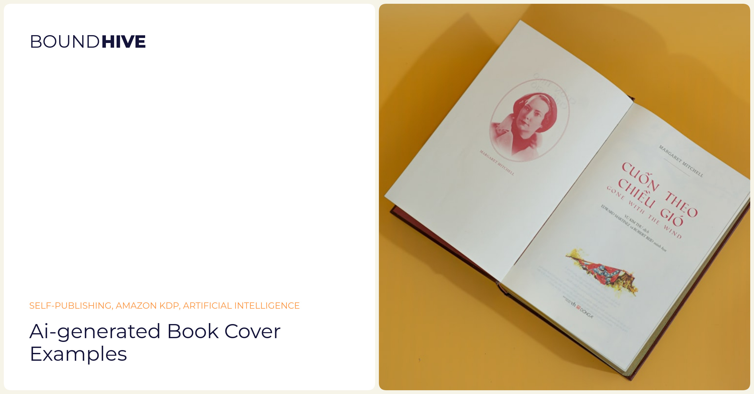 Cover design automation AI-generated book cover examples