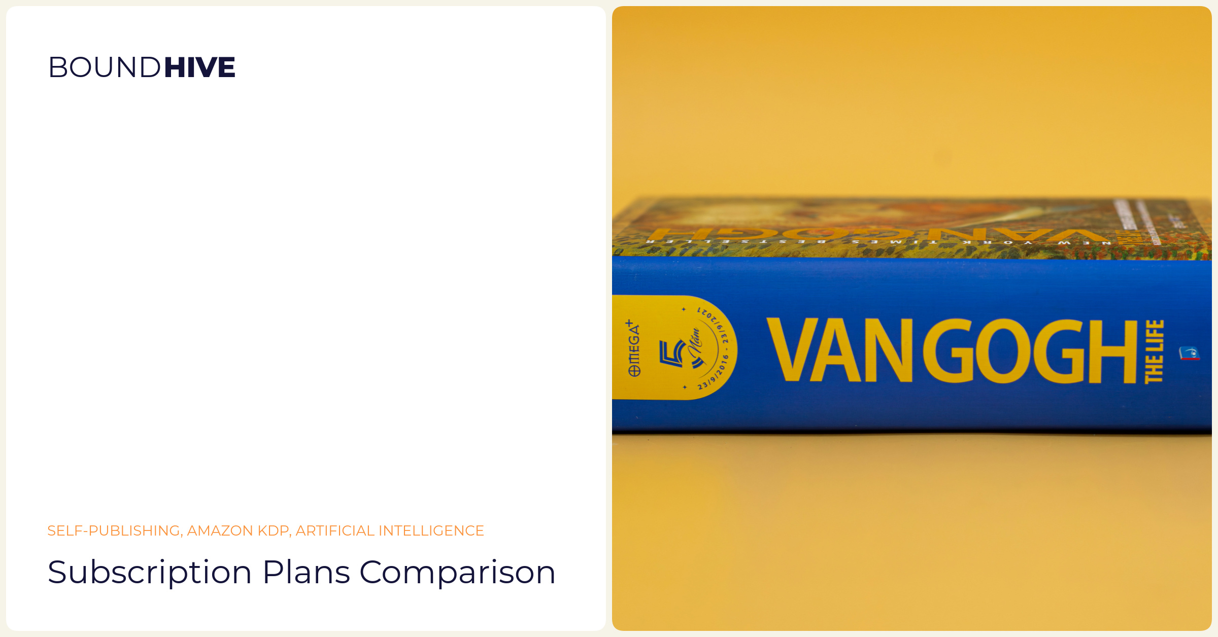 Self-publishing SaaS plans Subscription plans comparison