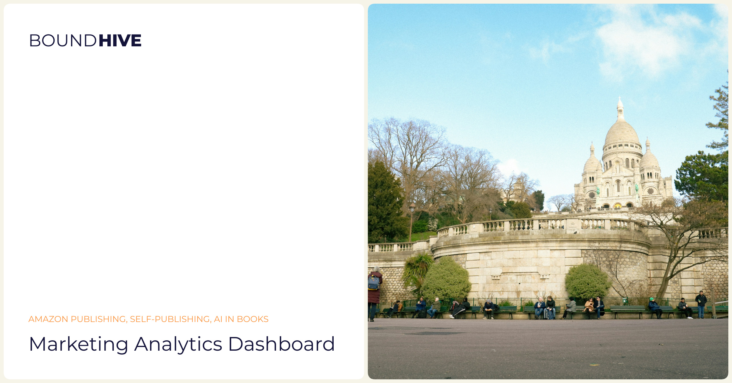 Marketing analytics dashboard