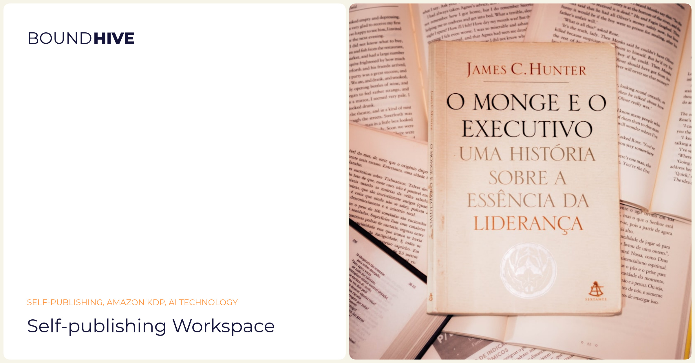 Author working on publishing workflow Self-publishing workspace