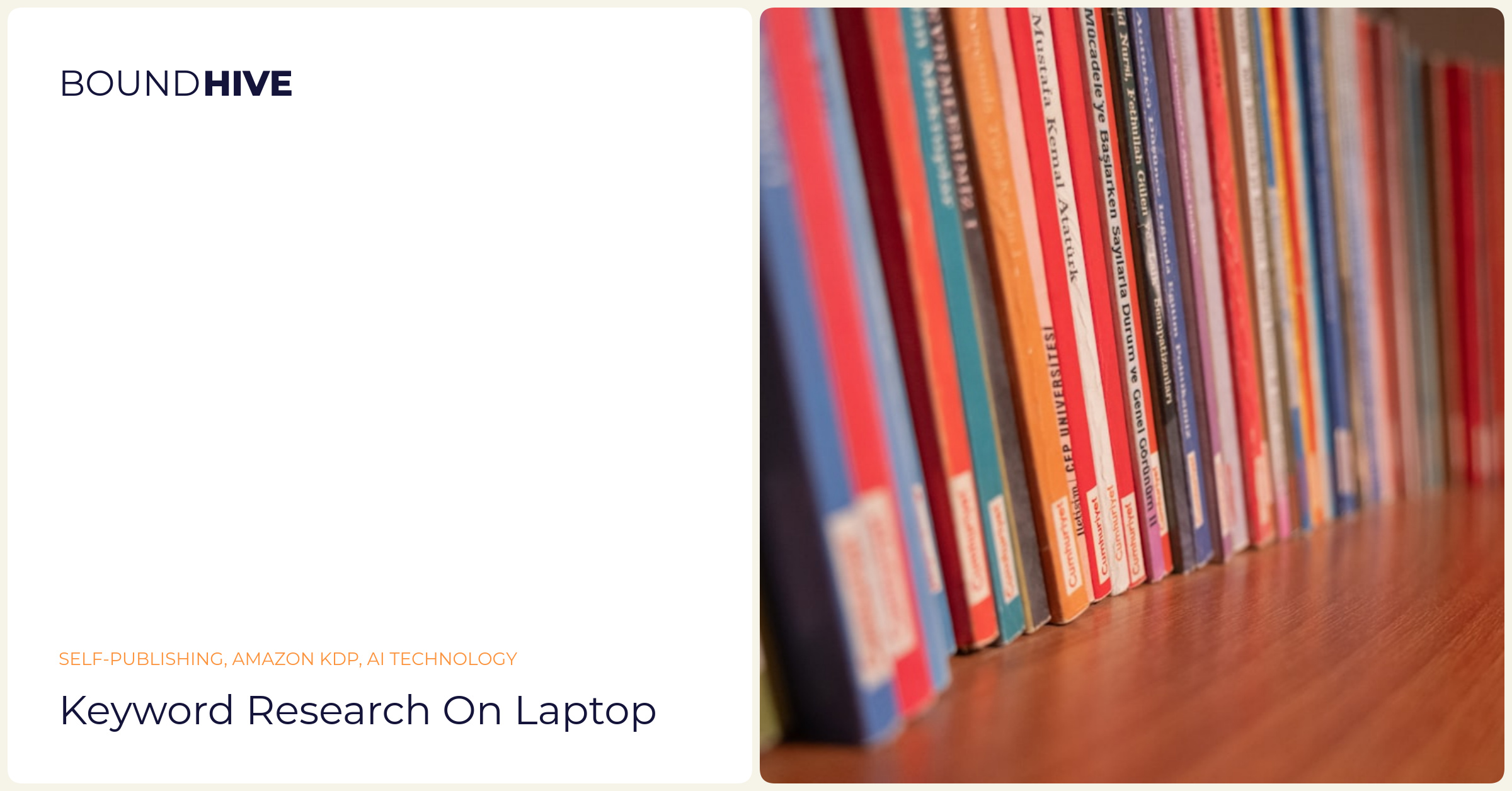 Keyword research on laptop