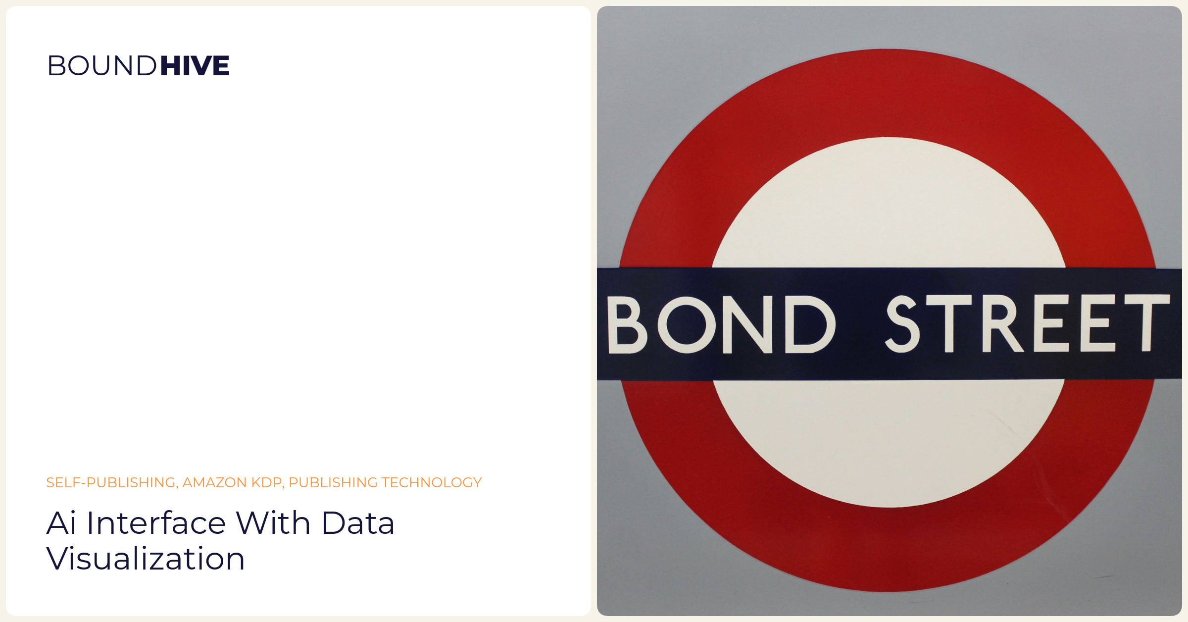 AI interface with data visualization