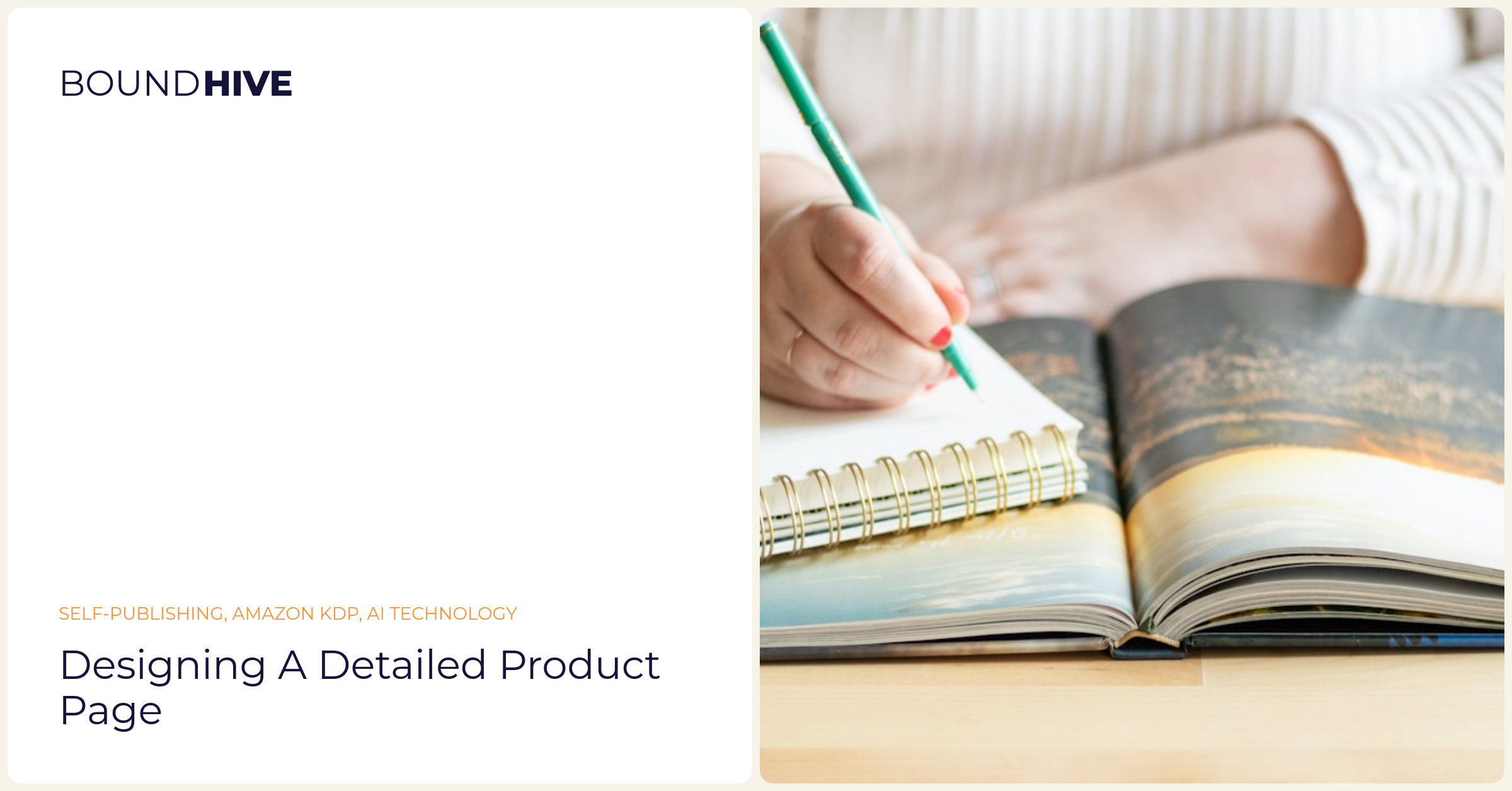 Enhanced product listing layout Designing a detailed product page