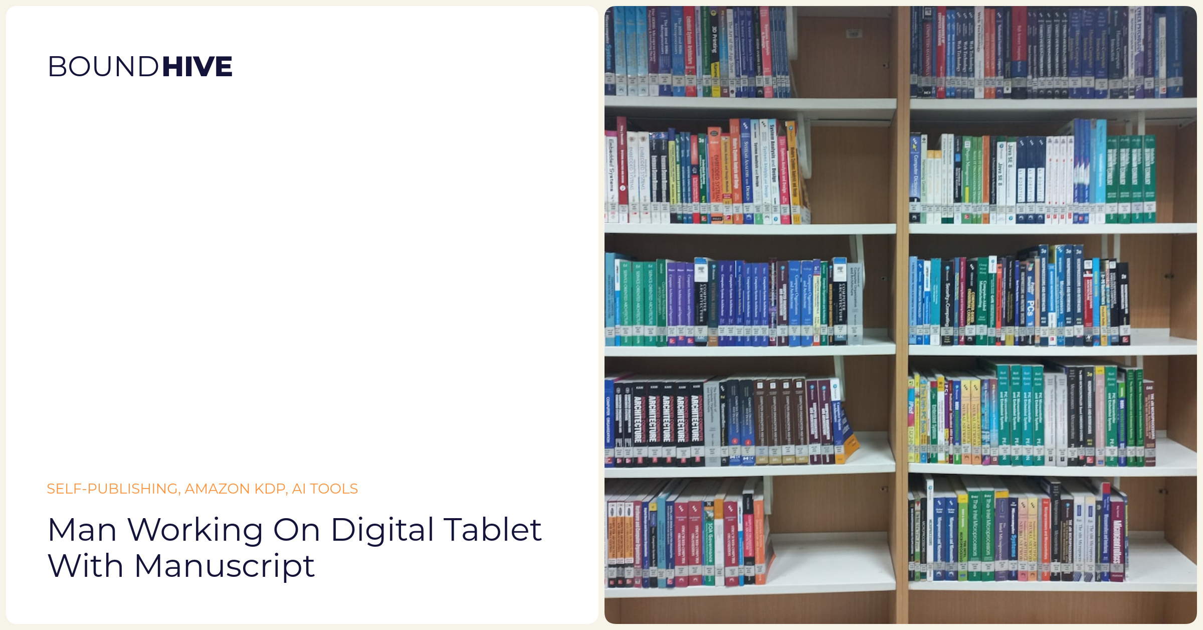 Man working on digital tablet with manuscript Man working on digital tablet with manuscript