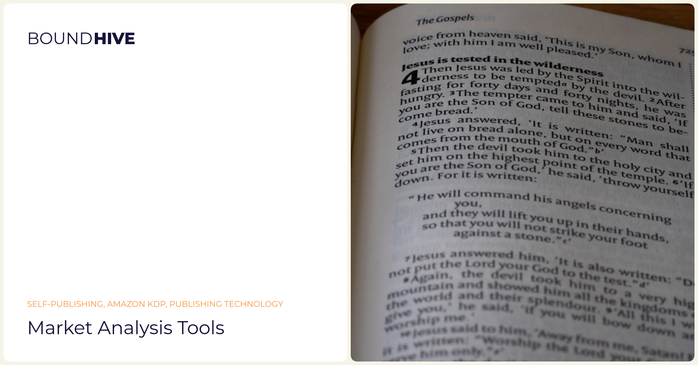 Market & Niche Research Tools Market analysis tools