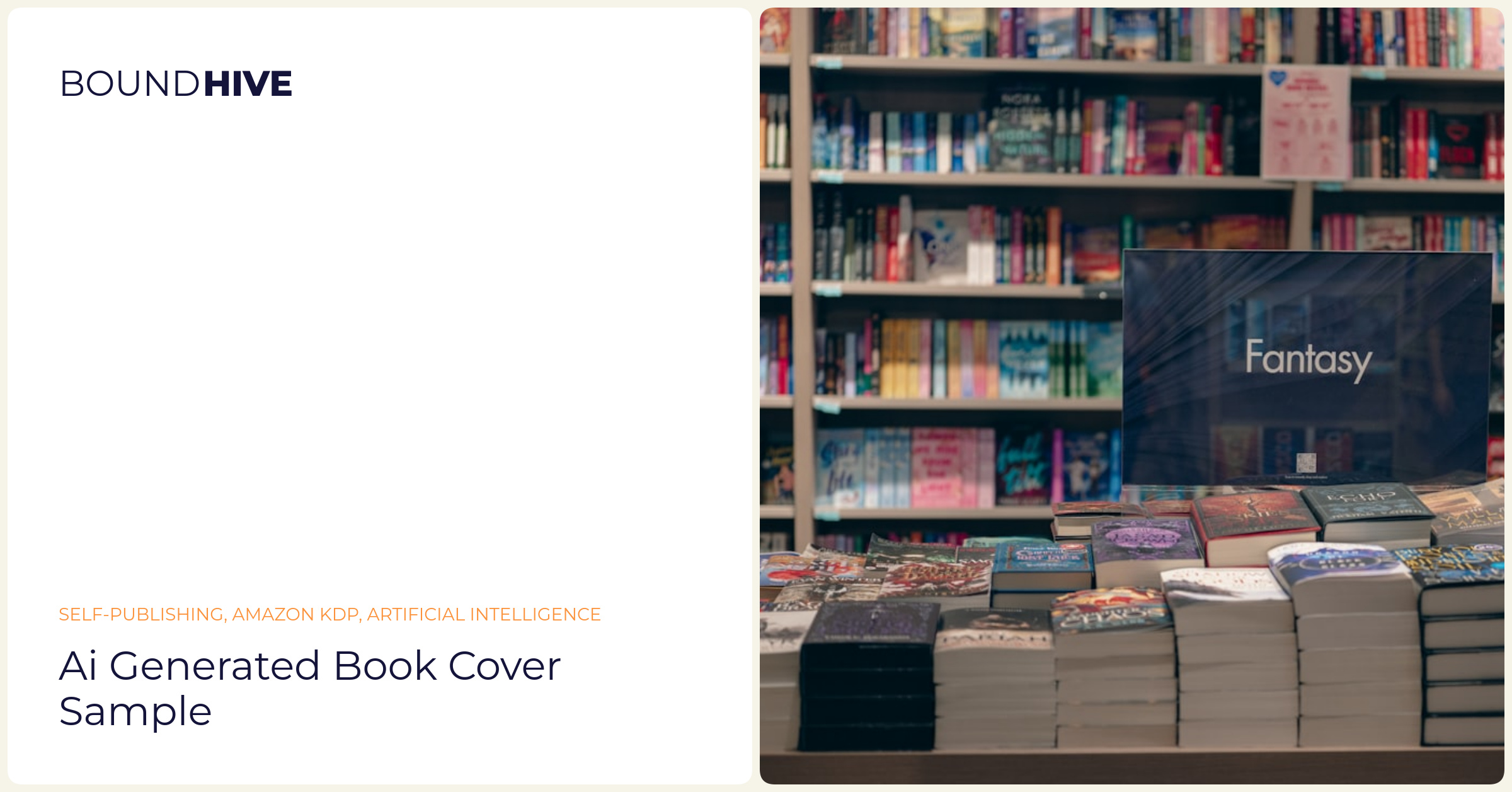 Book Cover Design AI generated book cover sample