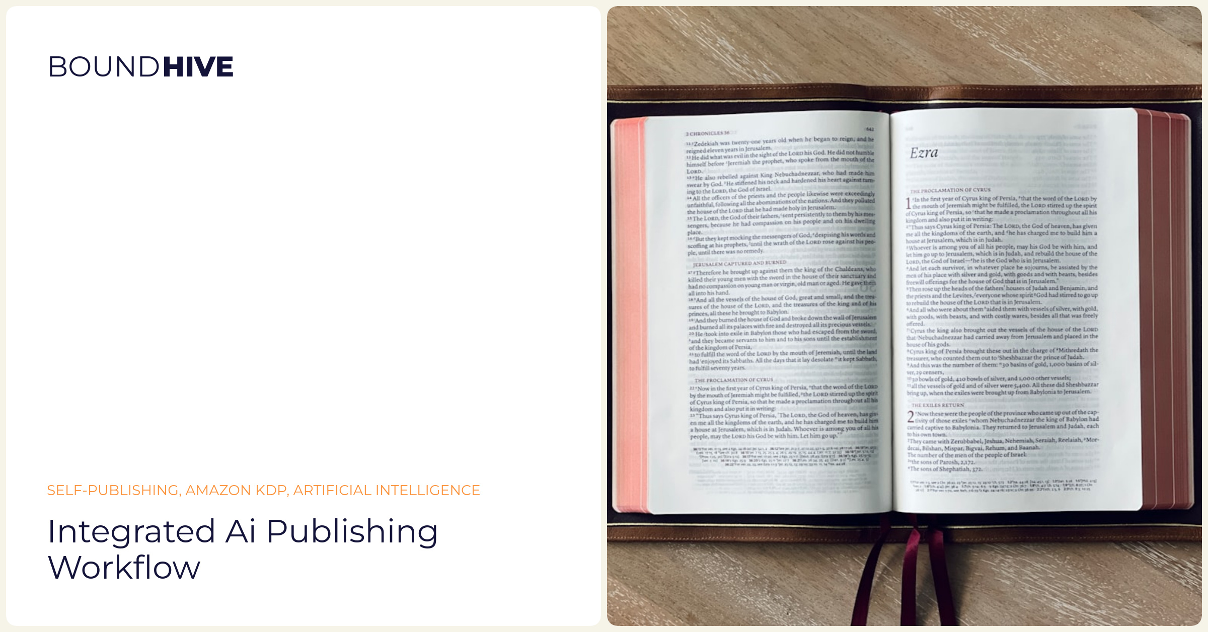 AI Publishing Workflow Integrated AI publishing workflow