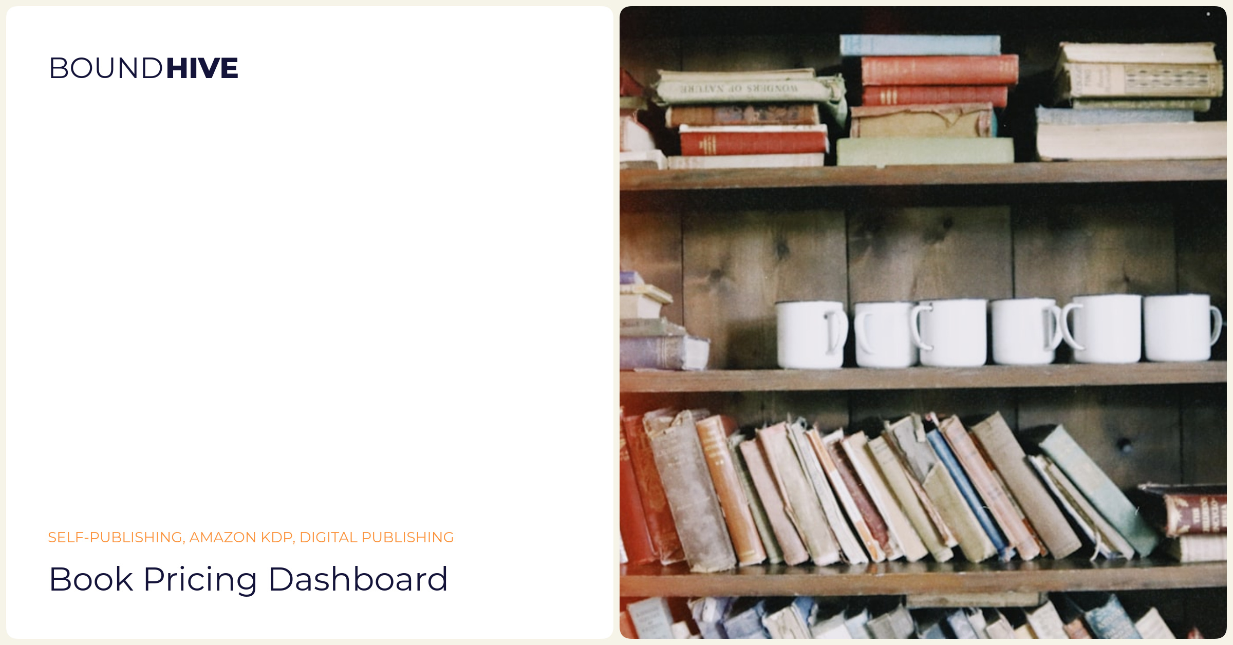 Royalties calculator for KDP authors Book pricing dashboard