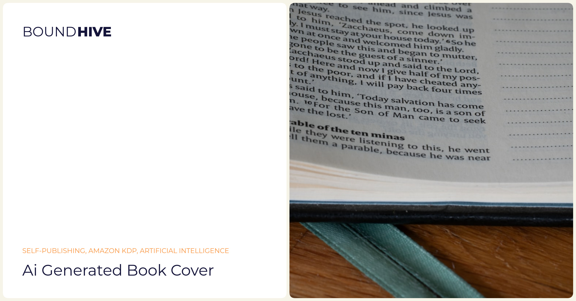 AI generated book cover