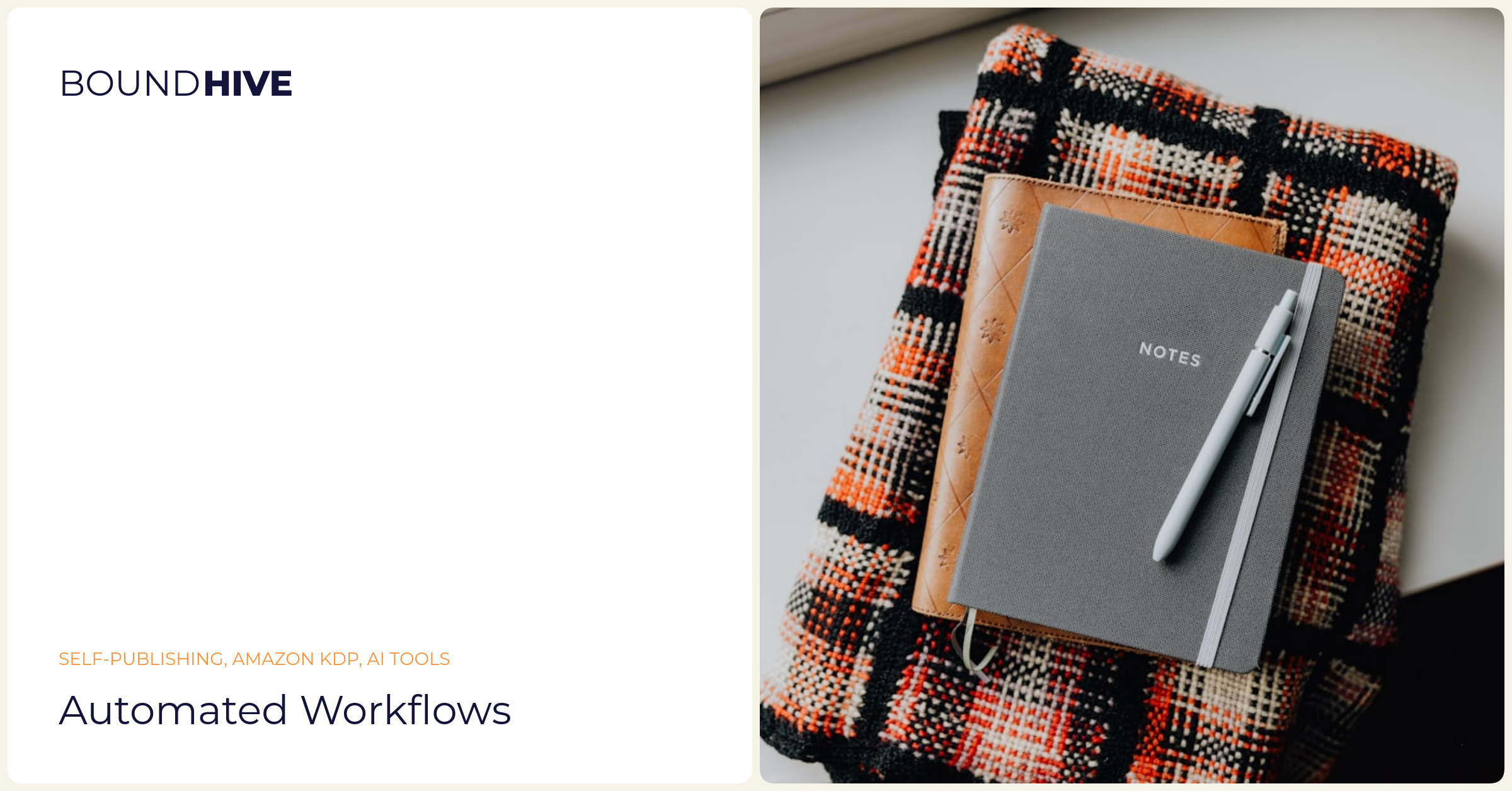 Streamlined publishing workflow Automated workflows