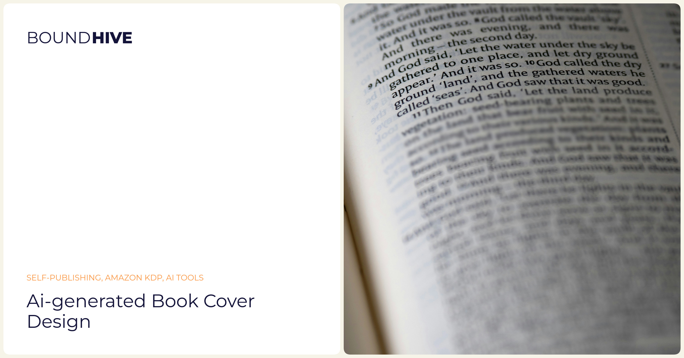 AI-generated book cover design