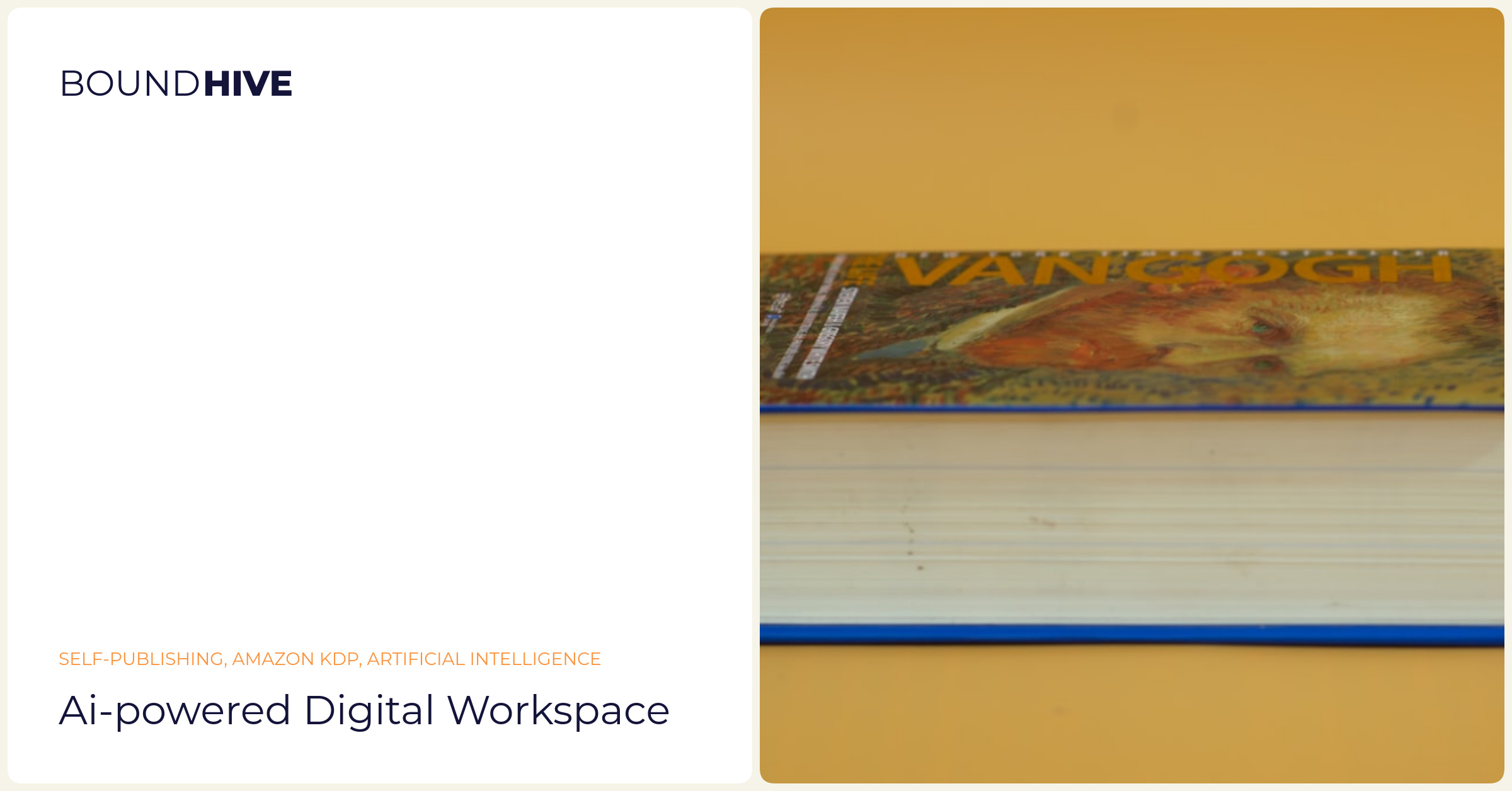 AI workspace for self-publishers AI-powered digital workspace