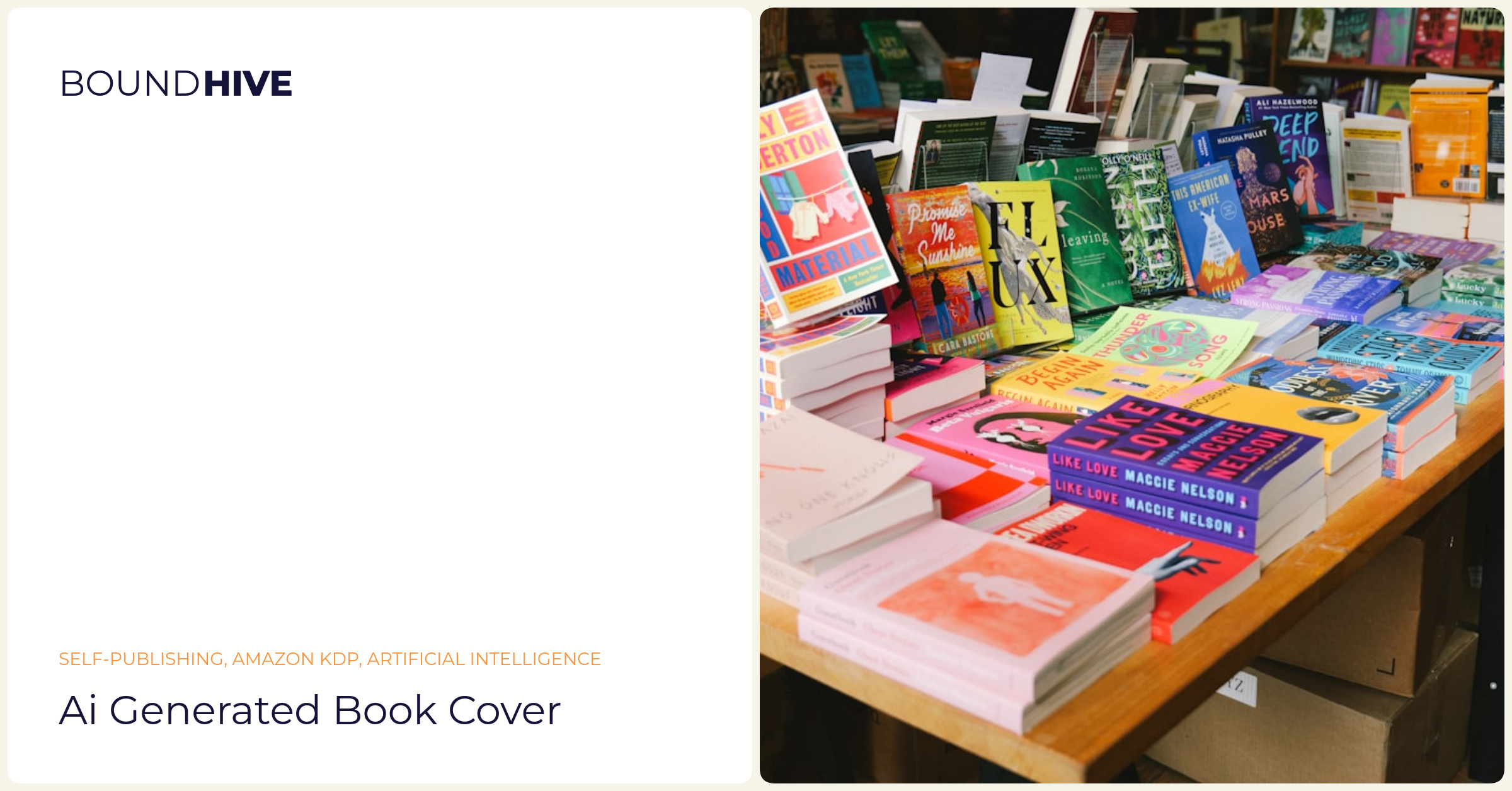 AI generated book cover