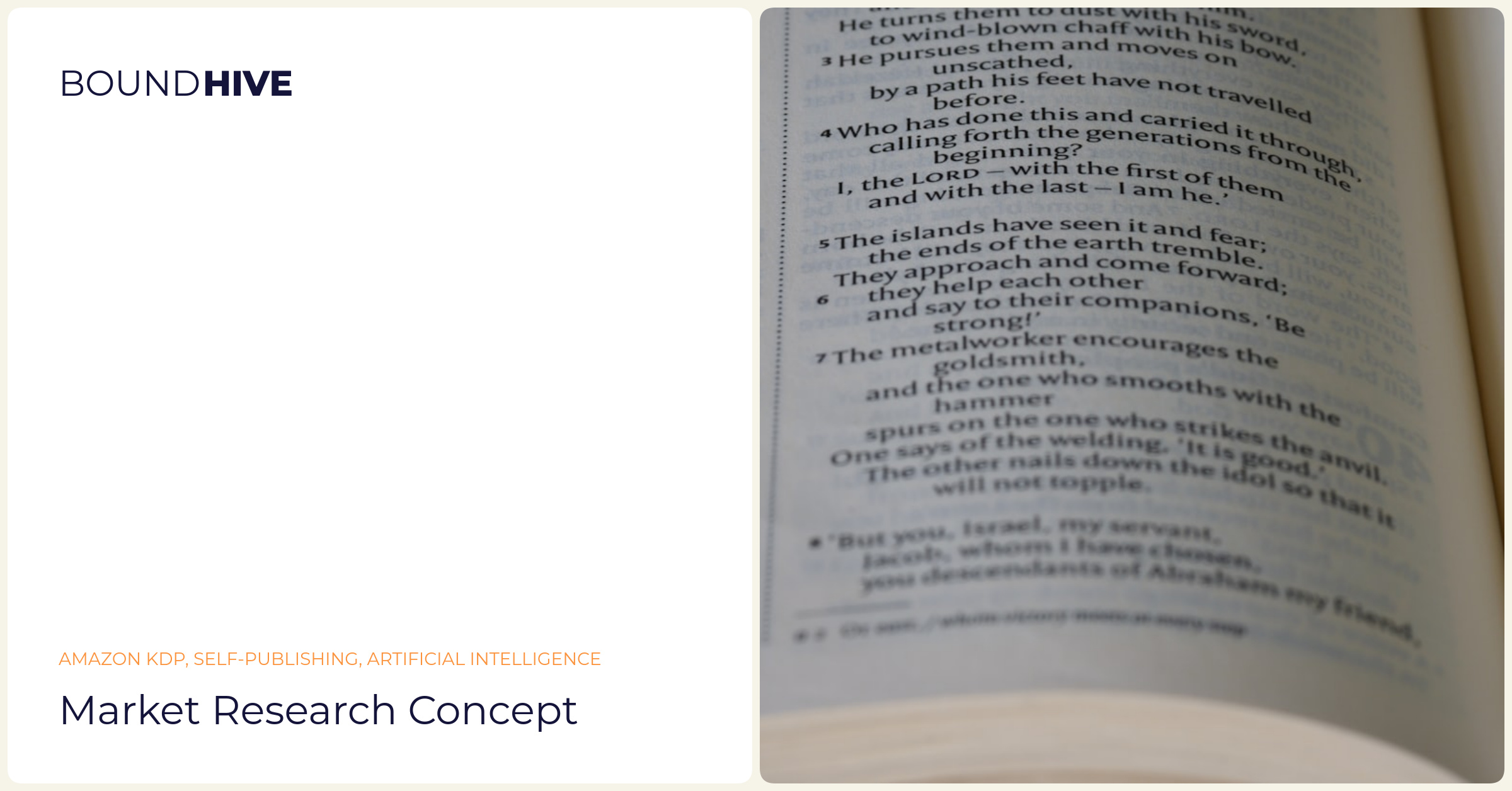 Market Research Market research concept