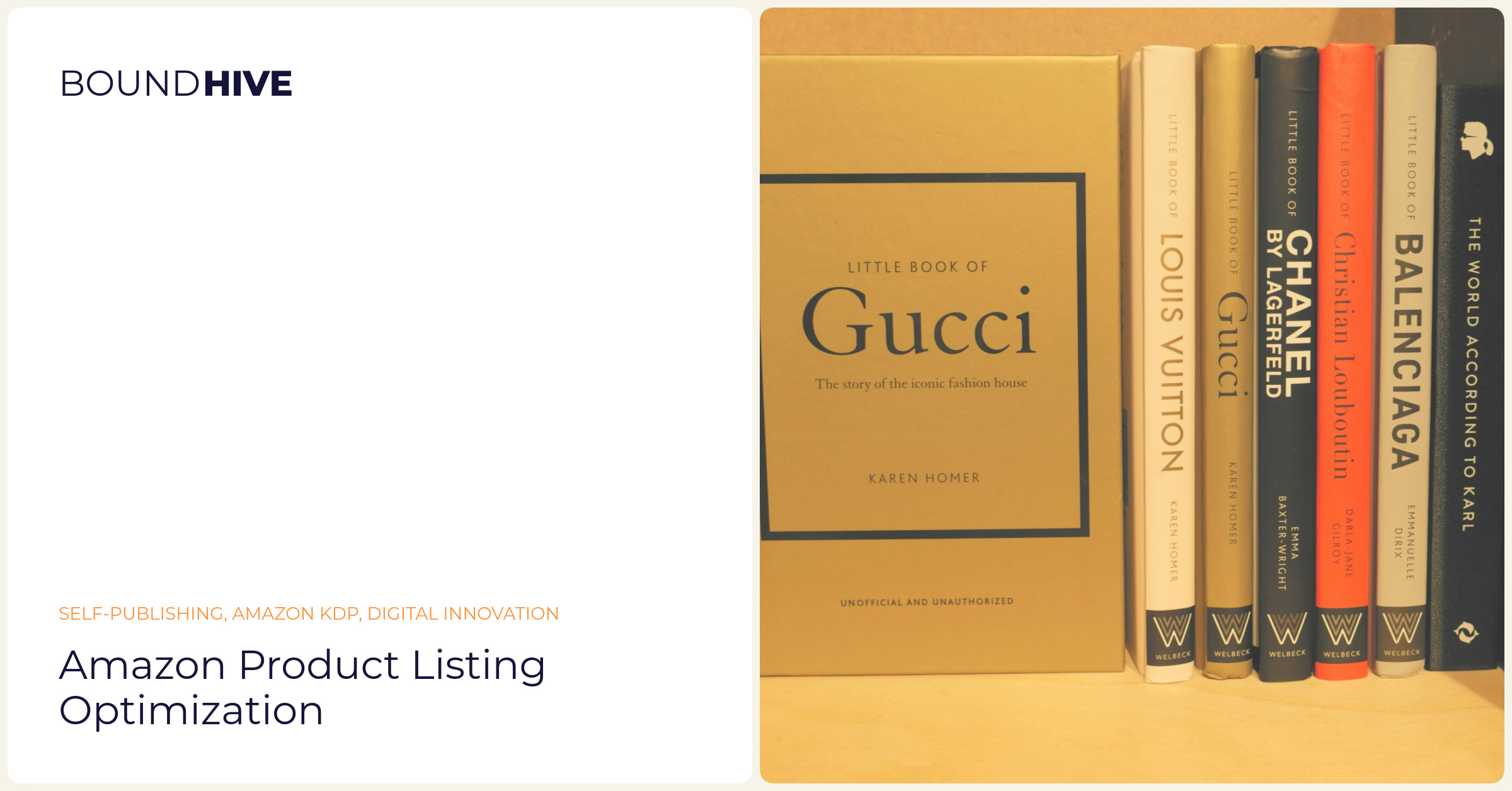Amazon product listing optimization