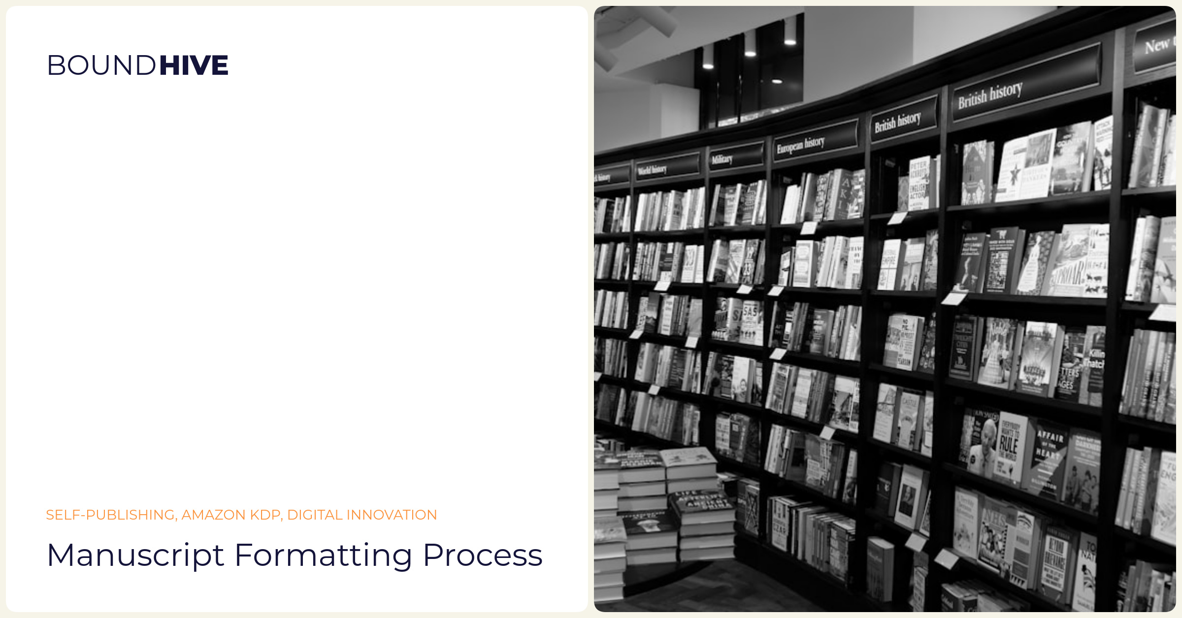Manuscript formatting process