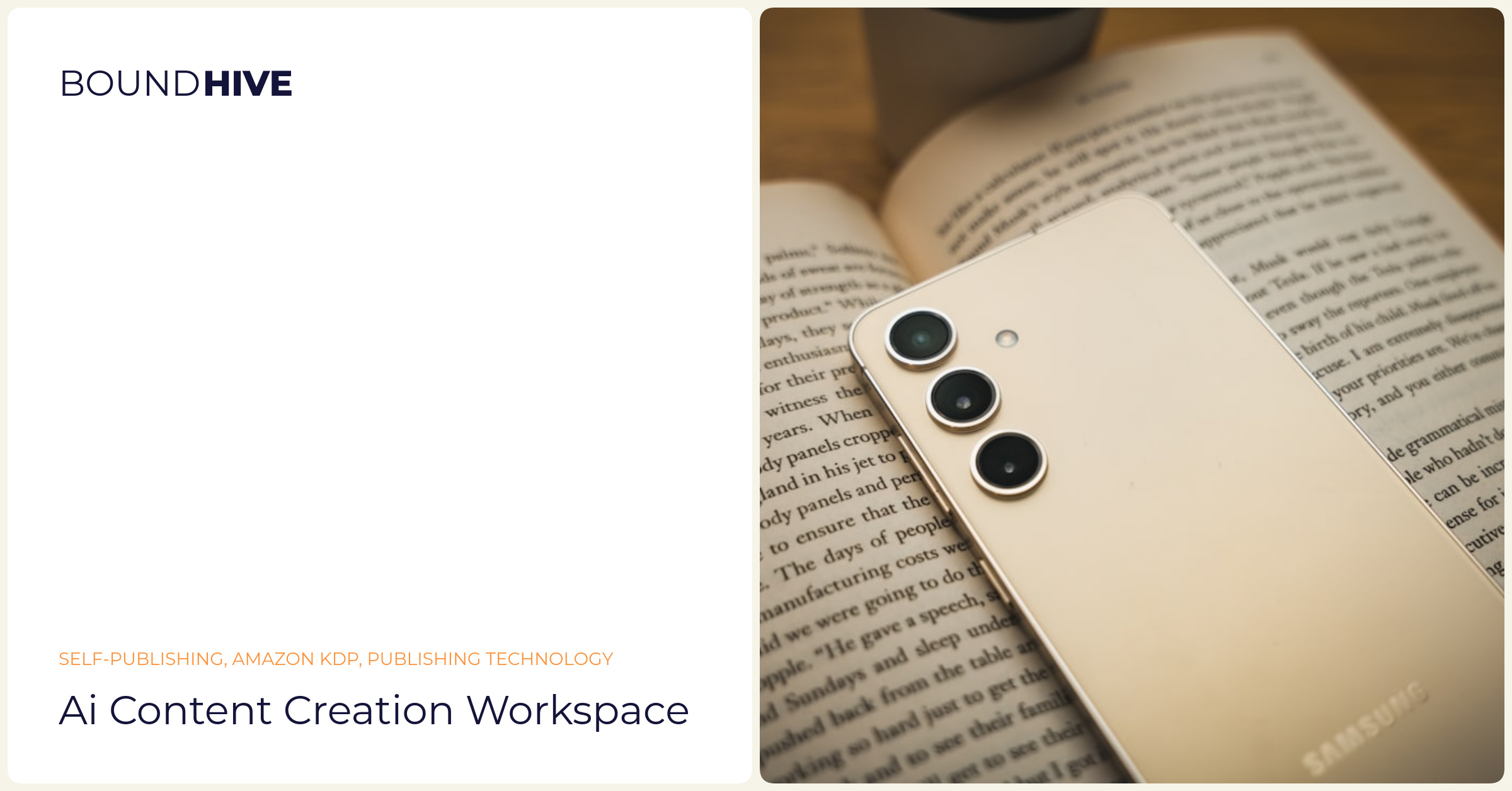 AI Content Workspace AI content creation workspace