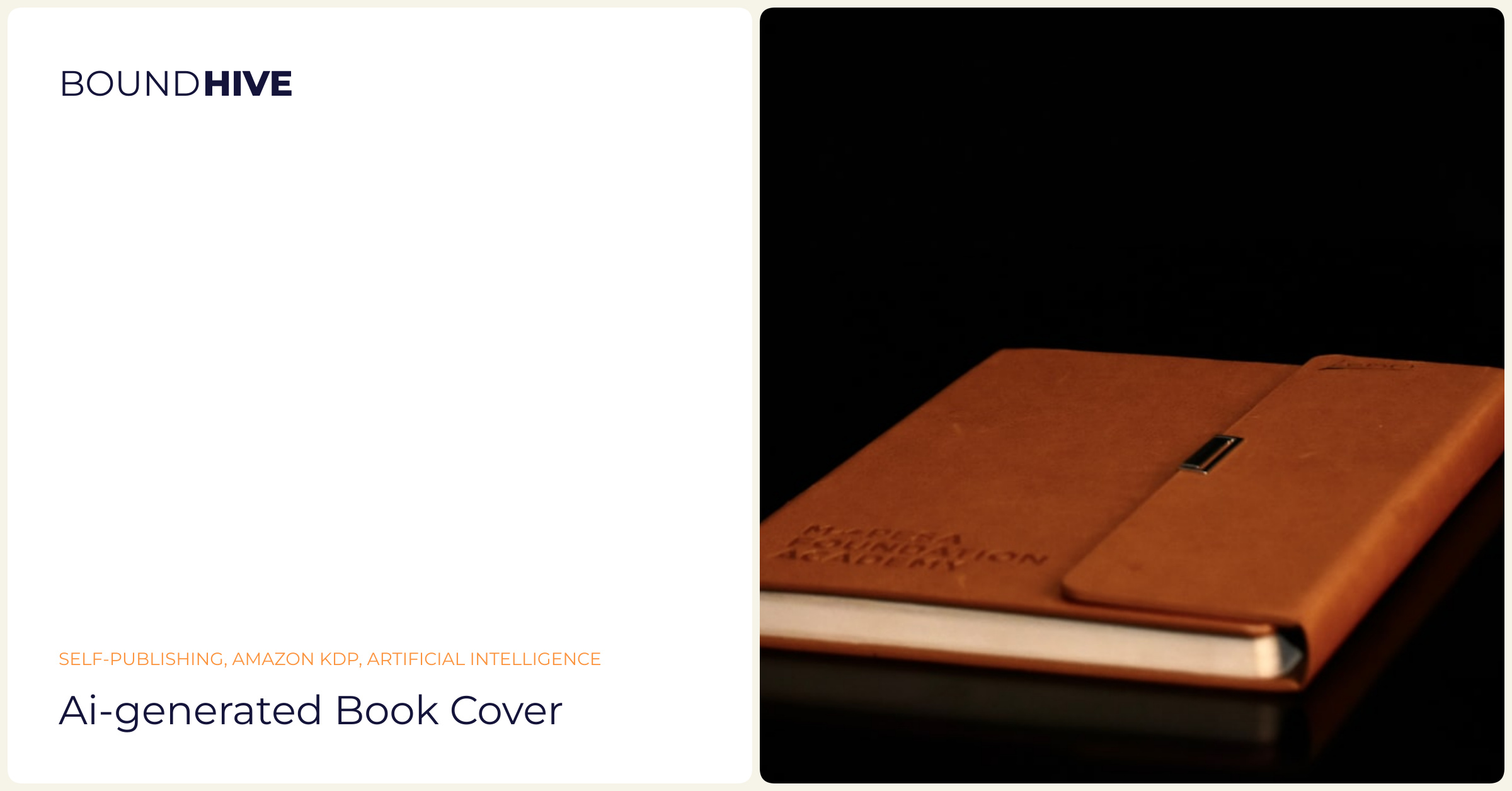 AI-designed book cover AI-generated book cover