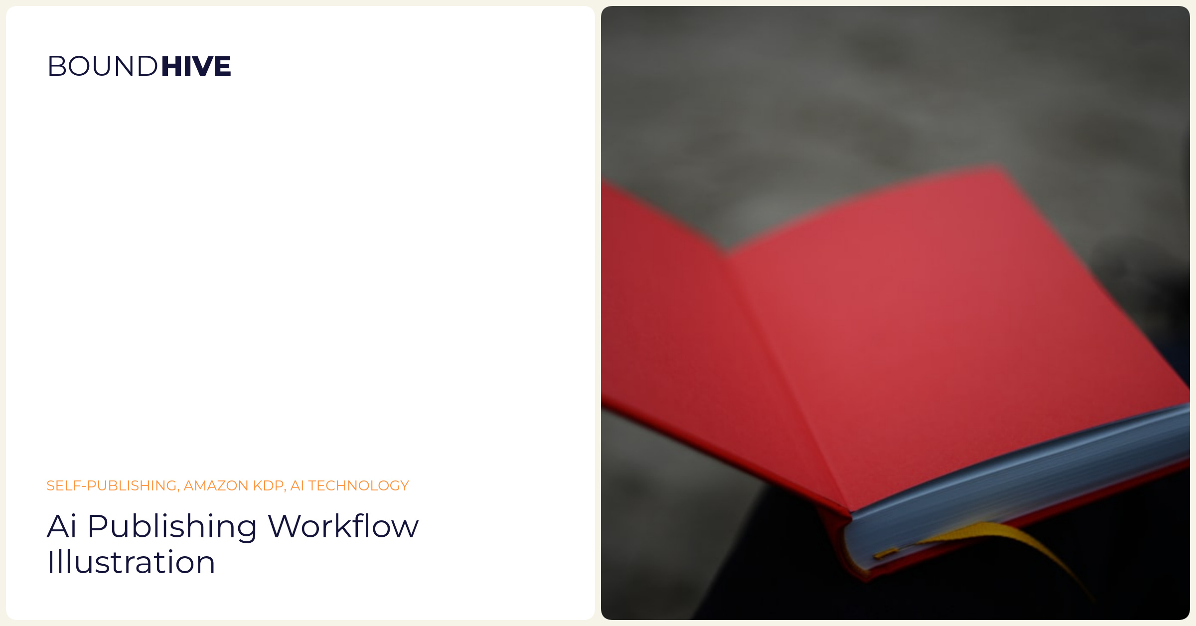 AI publishing workflow illustration