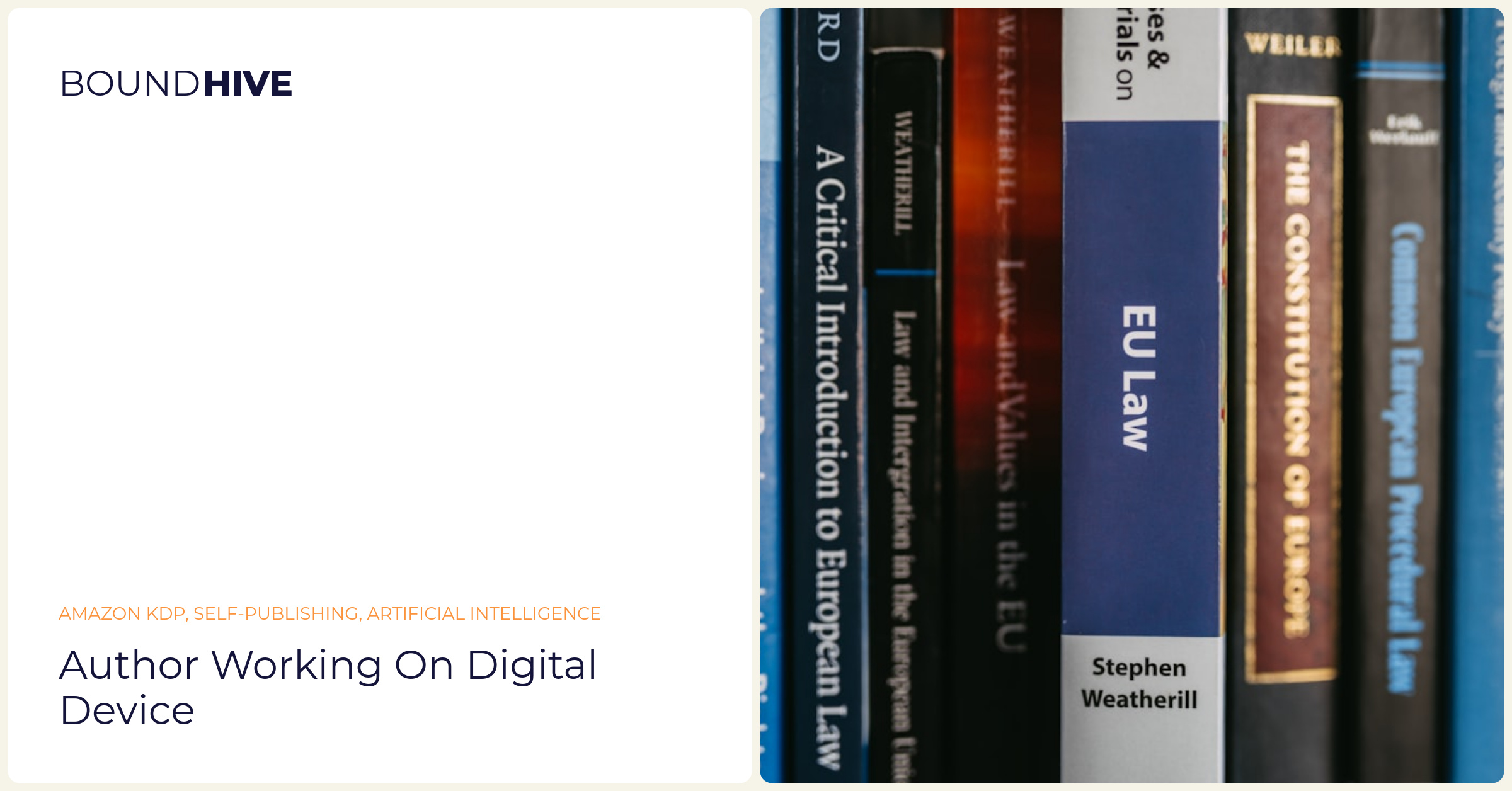 Author working on digital device