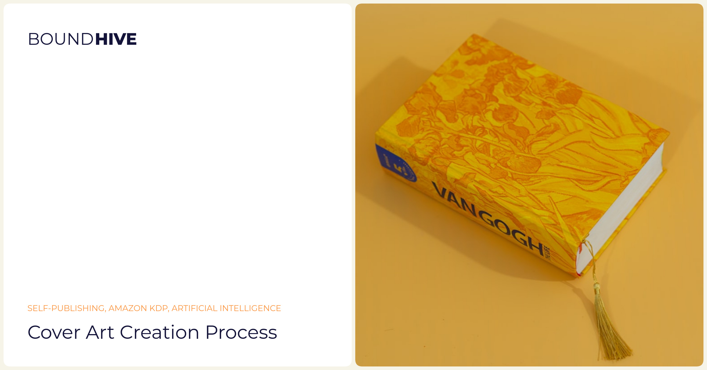 AI-assisted cover design process Cover art creation process
