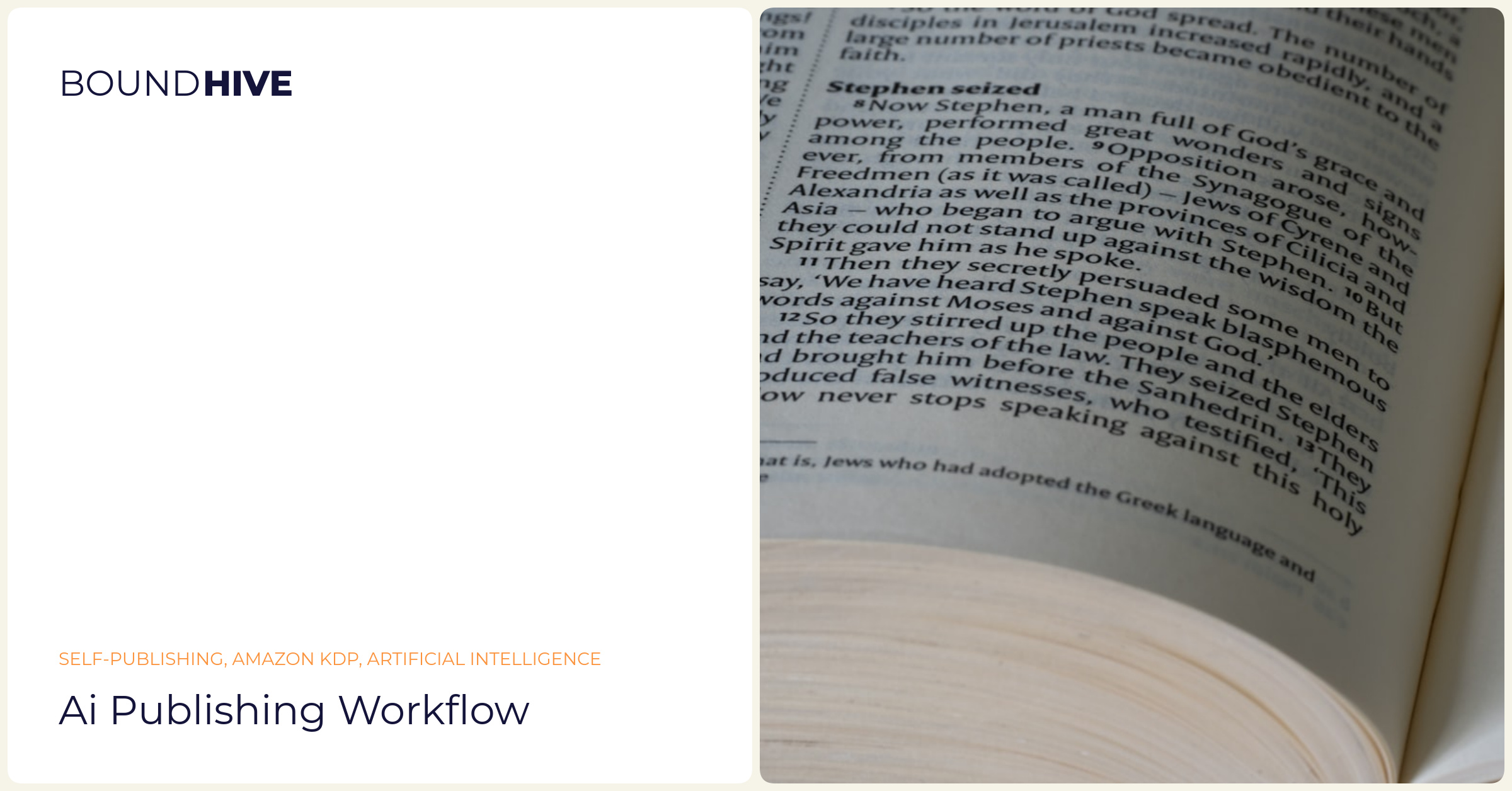 AI Publishing Workflow AI publishing workflow
