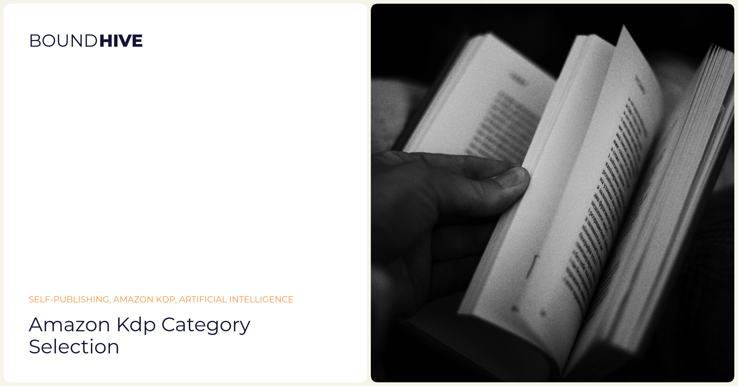 KDP Categories Finder Amazon KDP category selection