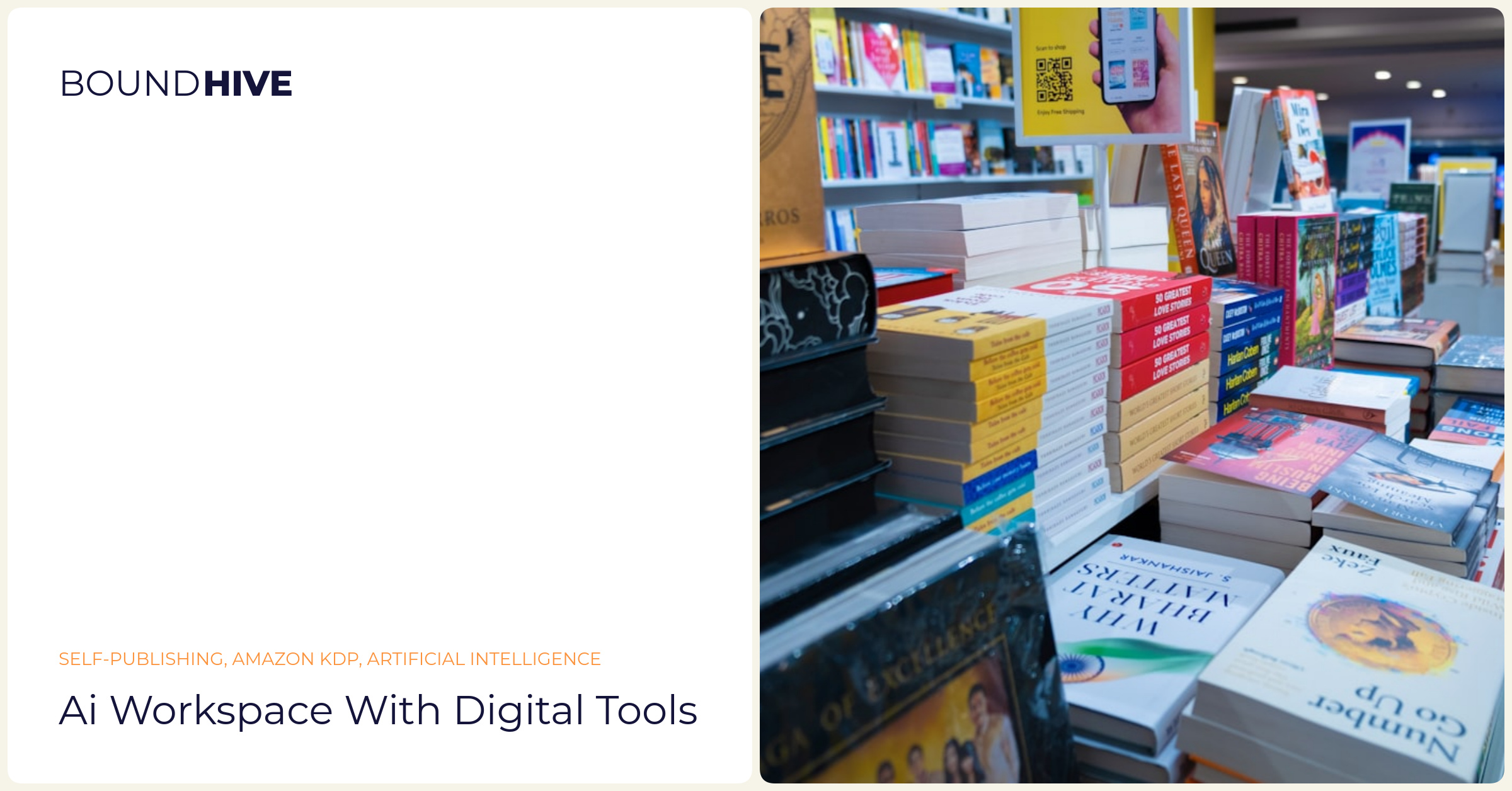 AI workspace with digital tools