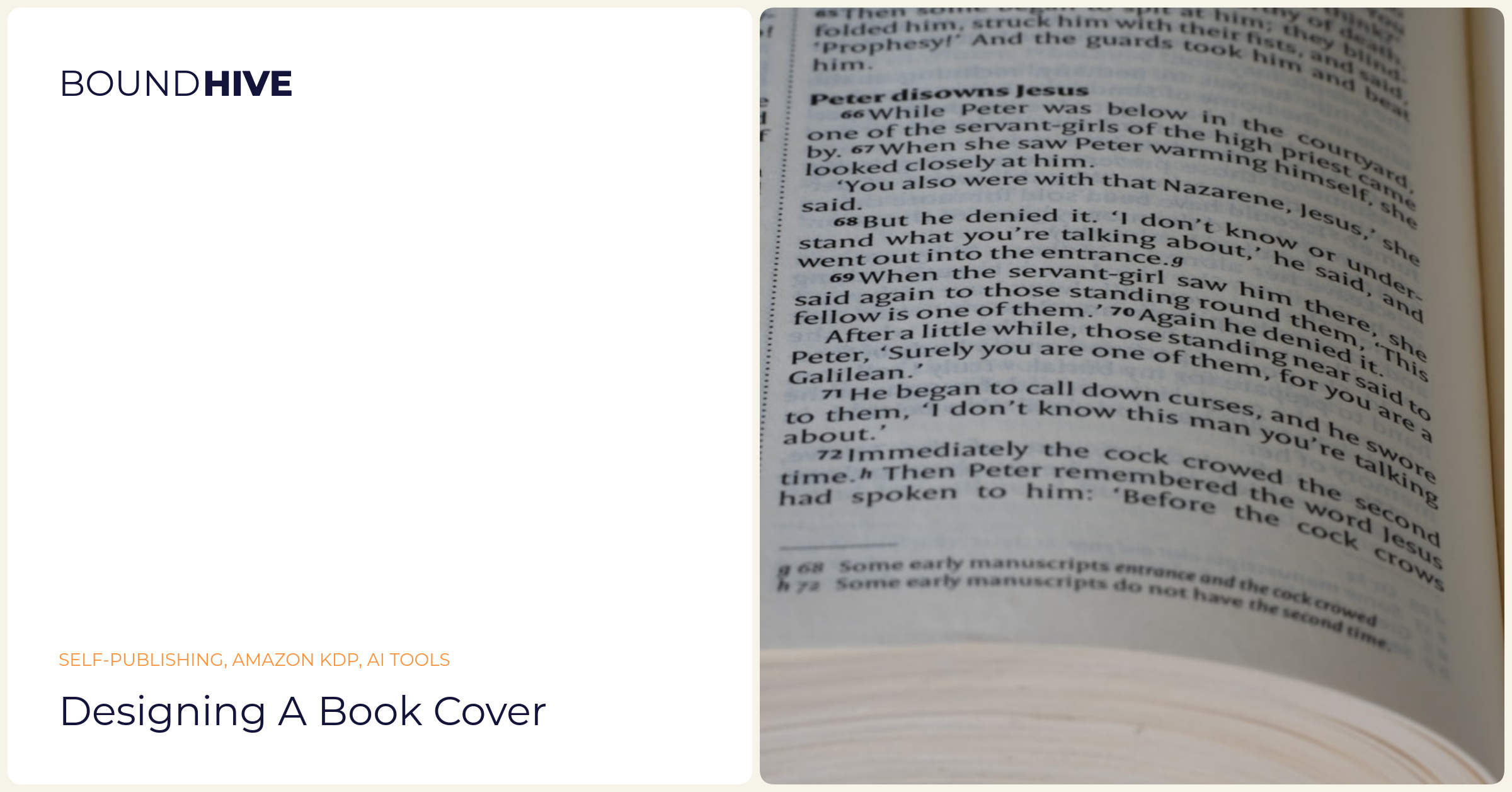 AI-generated book cover Designing a Book Cover