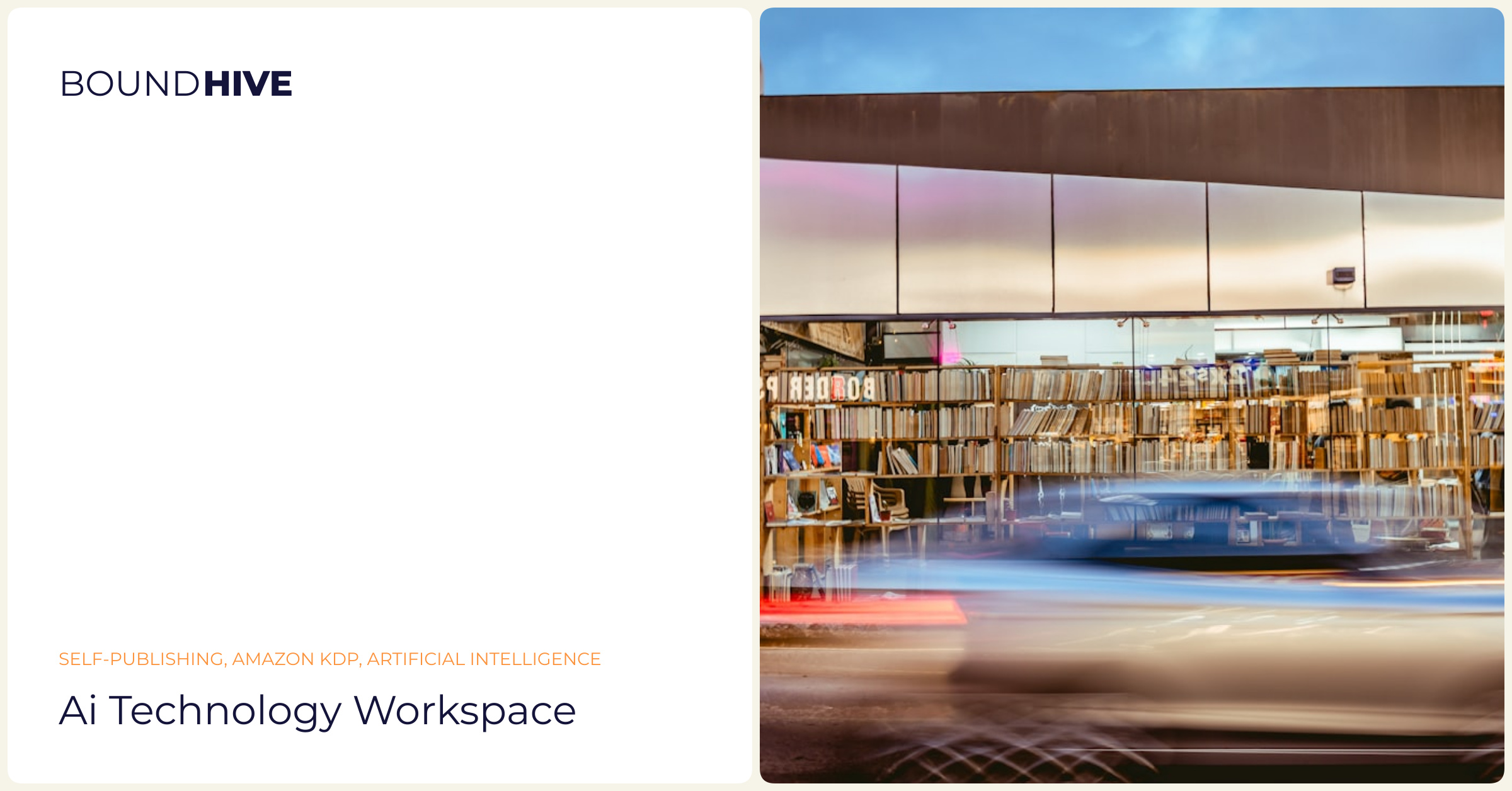 AI workspace for publishing AI technology workspace