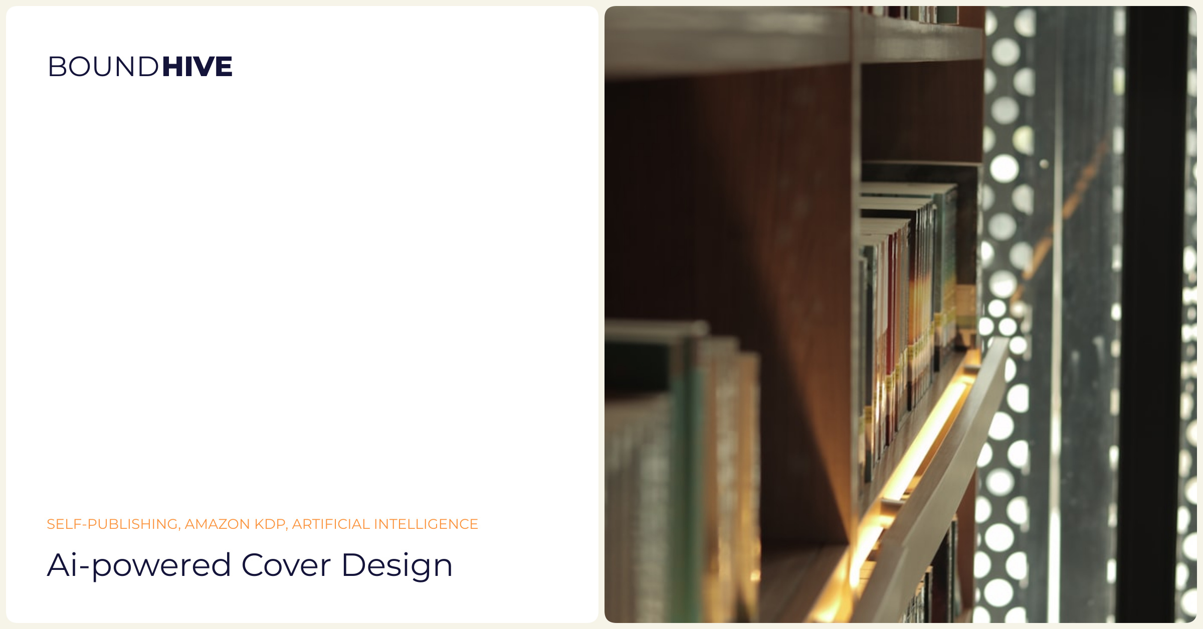AI Cover Design AI-powered cover design