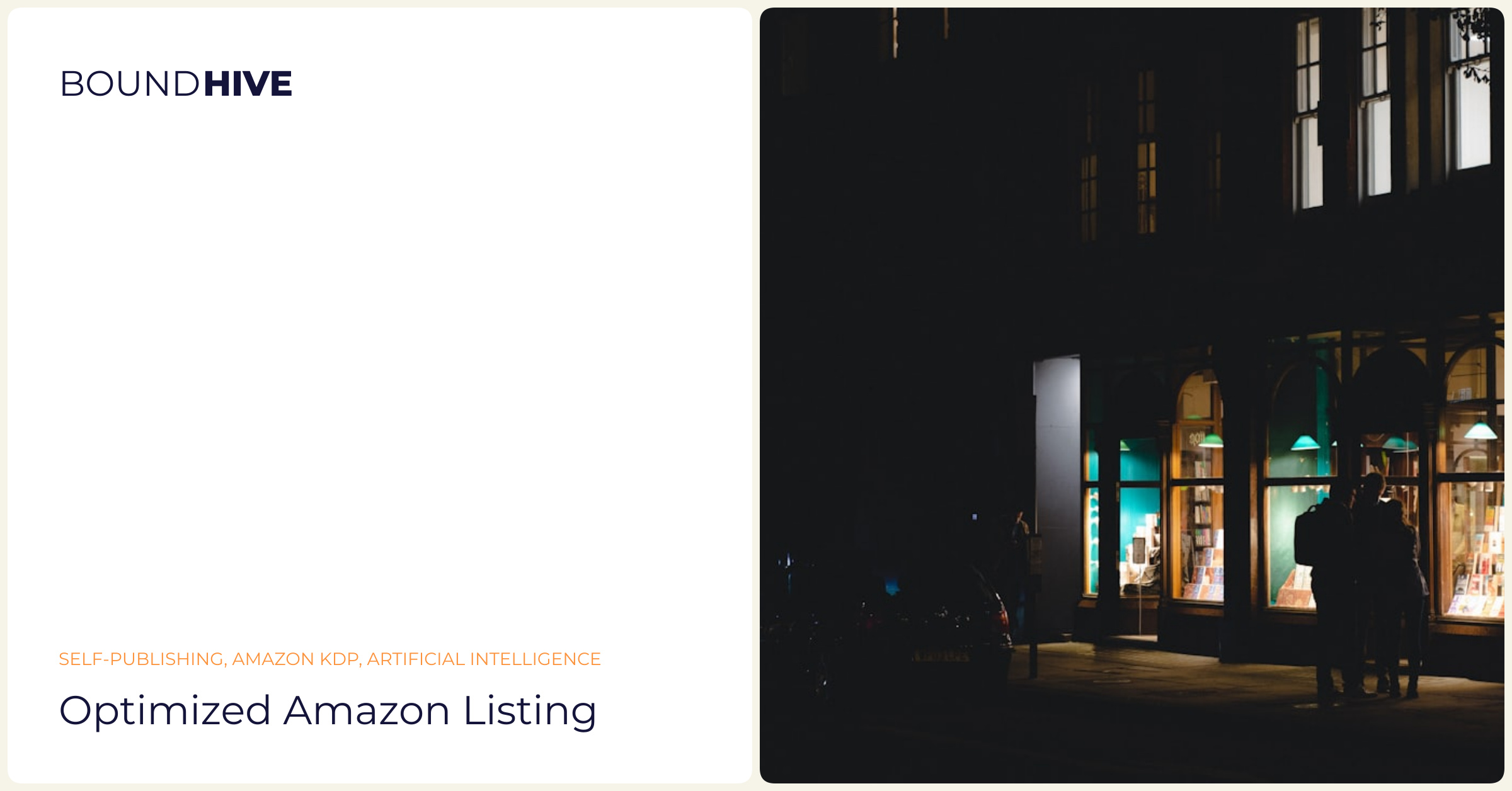 Amazon Listing Optimization Optimized Amazon listing