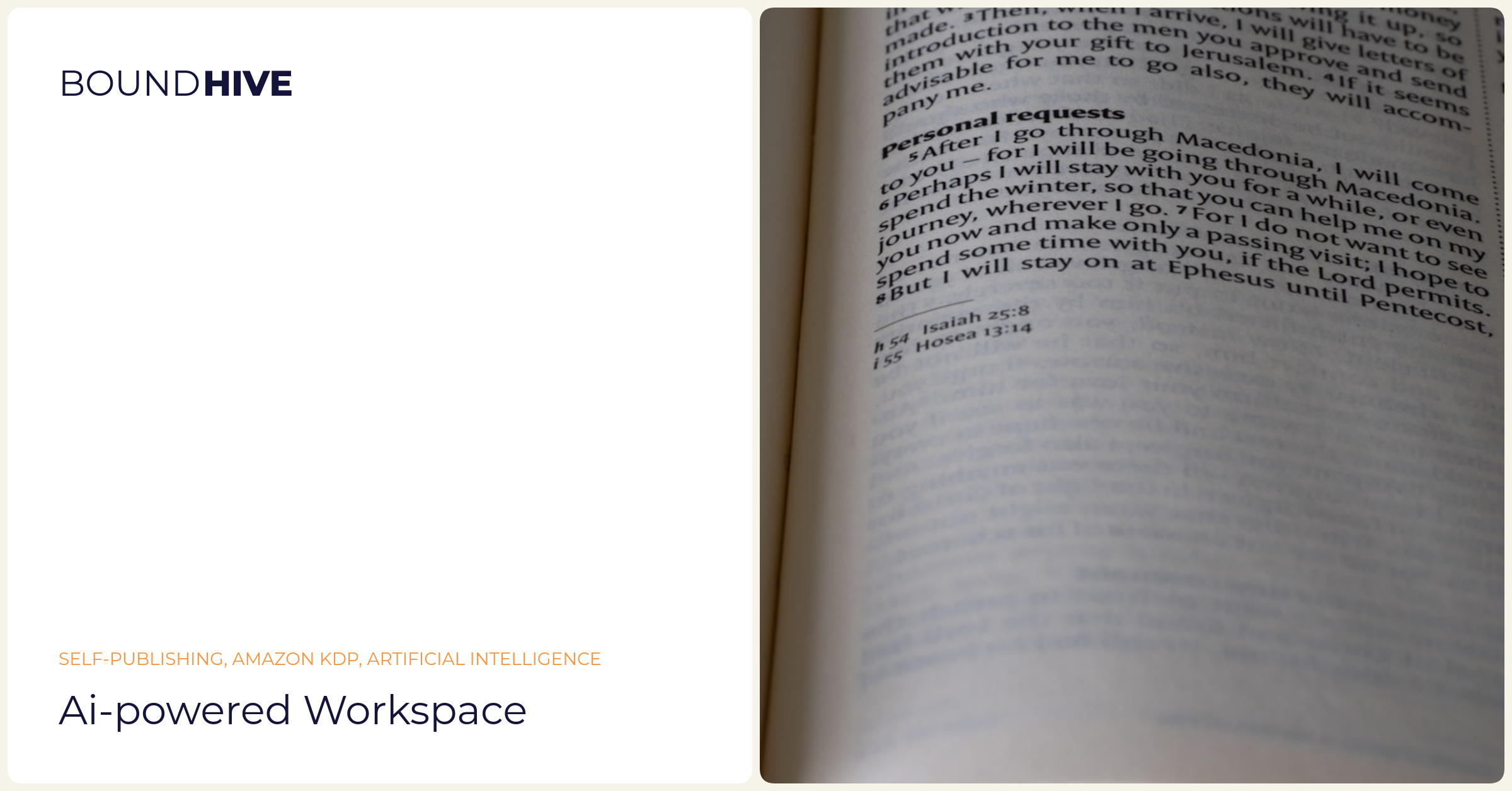 AI-powered workspace