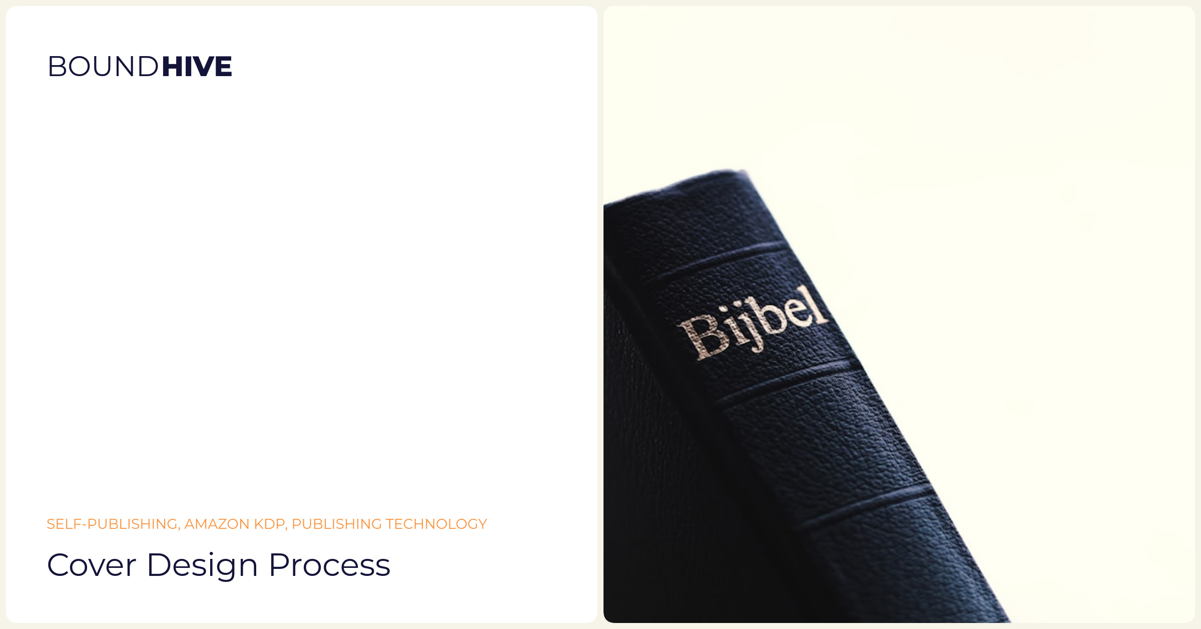 Cover design process