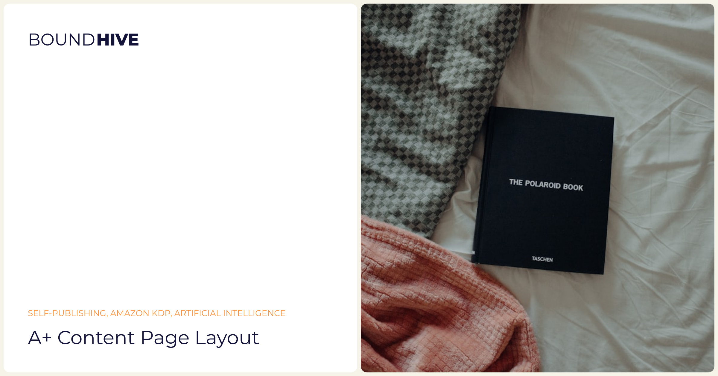 A+ Content Design A+ Content page layout