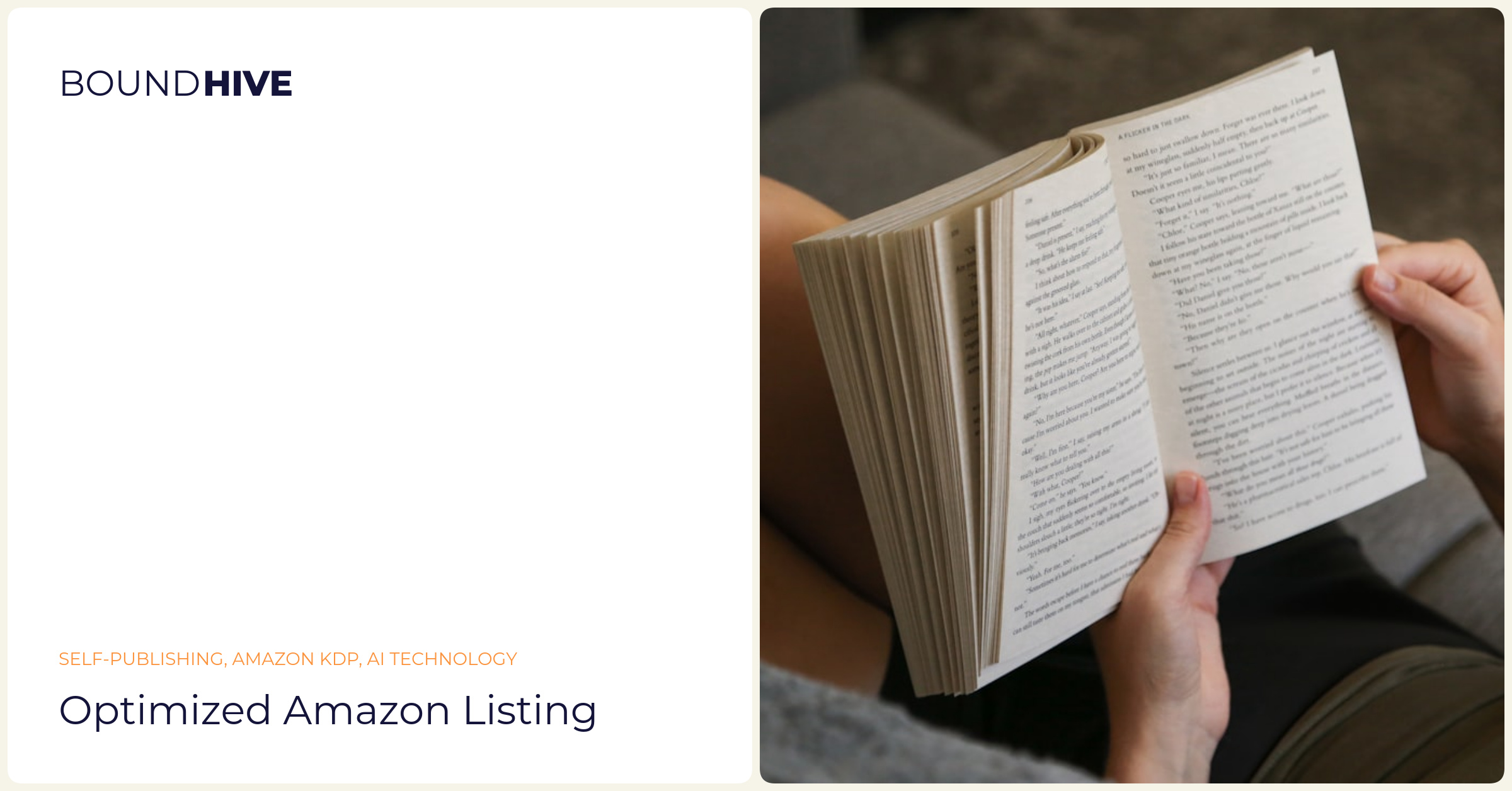 Optimized KDP listing Optimized Amazon listing