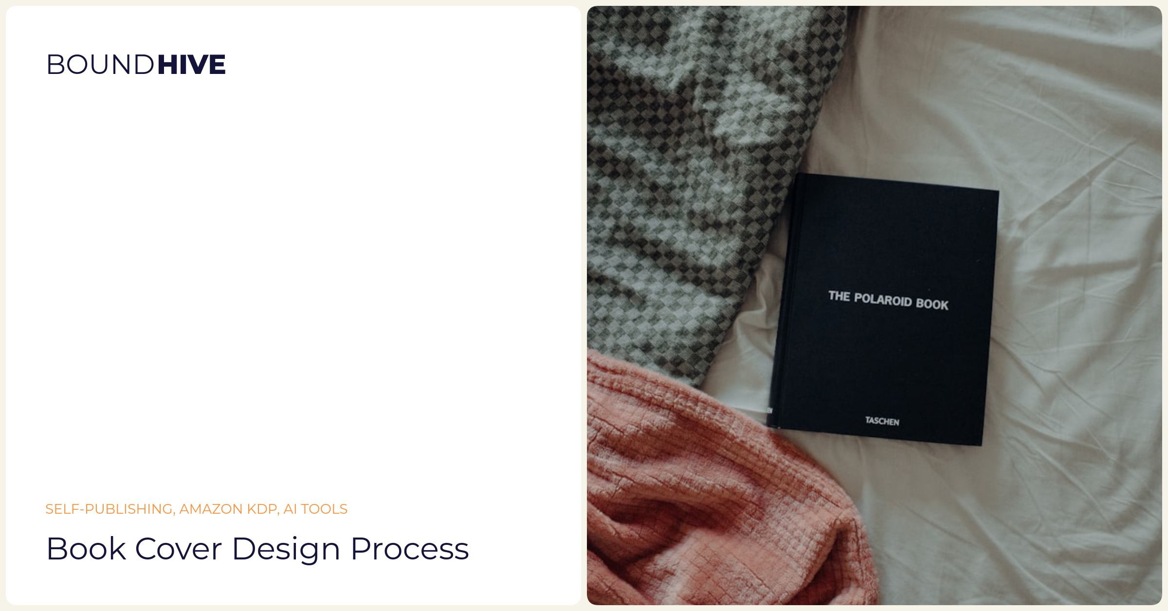 Book cover design process