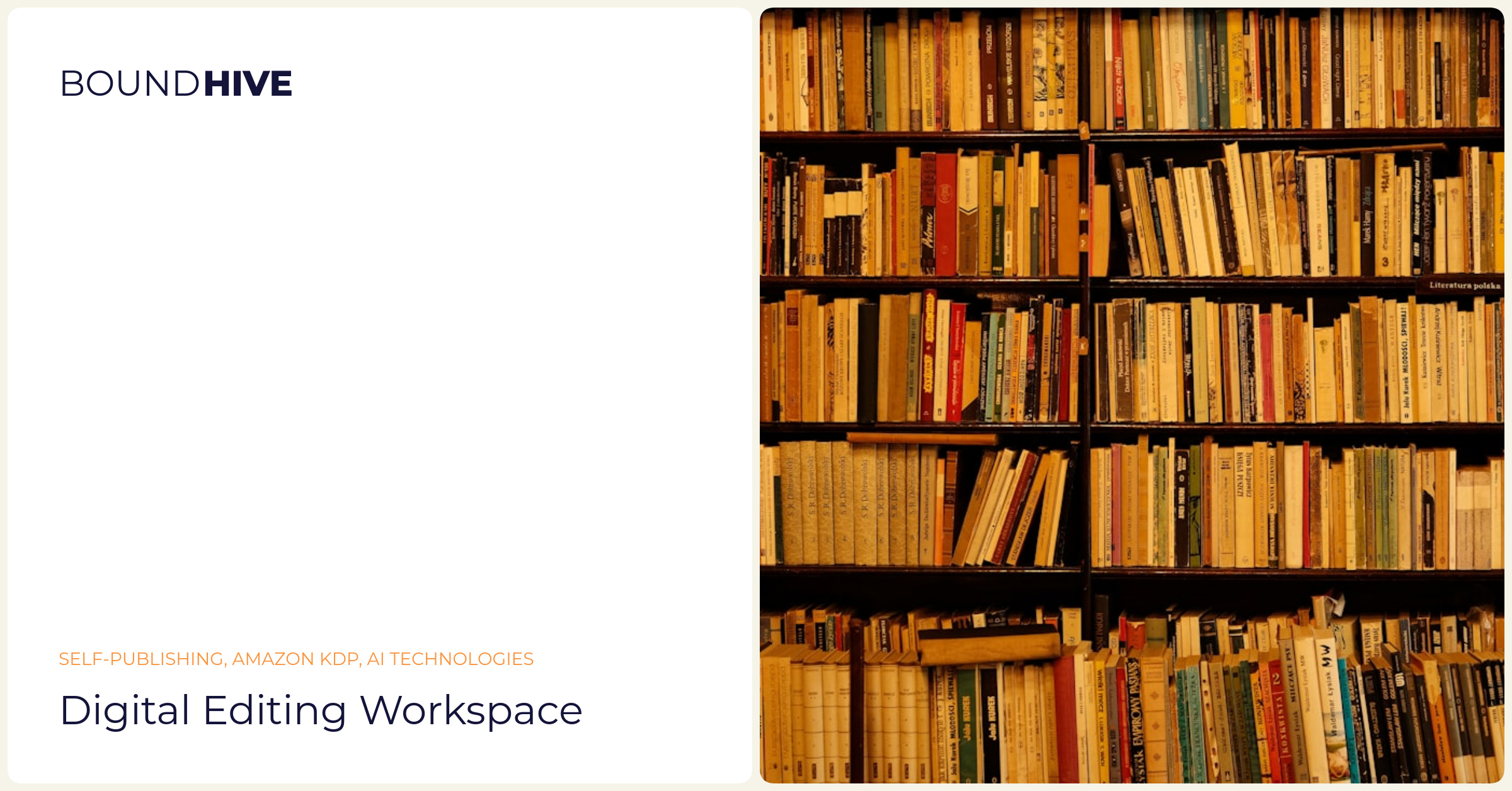 Digital editing workspace