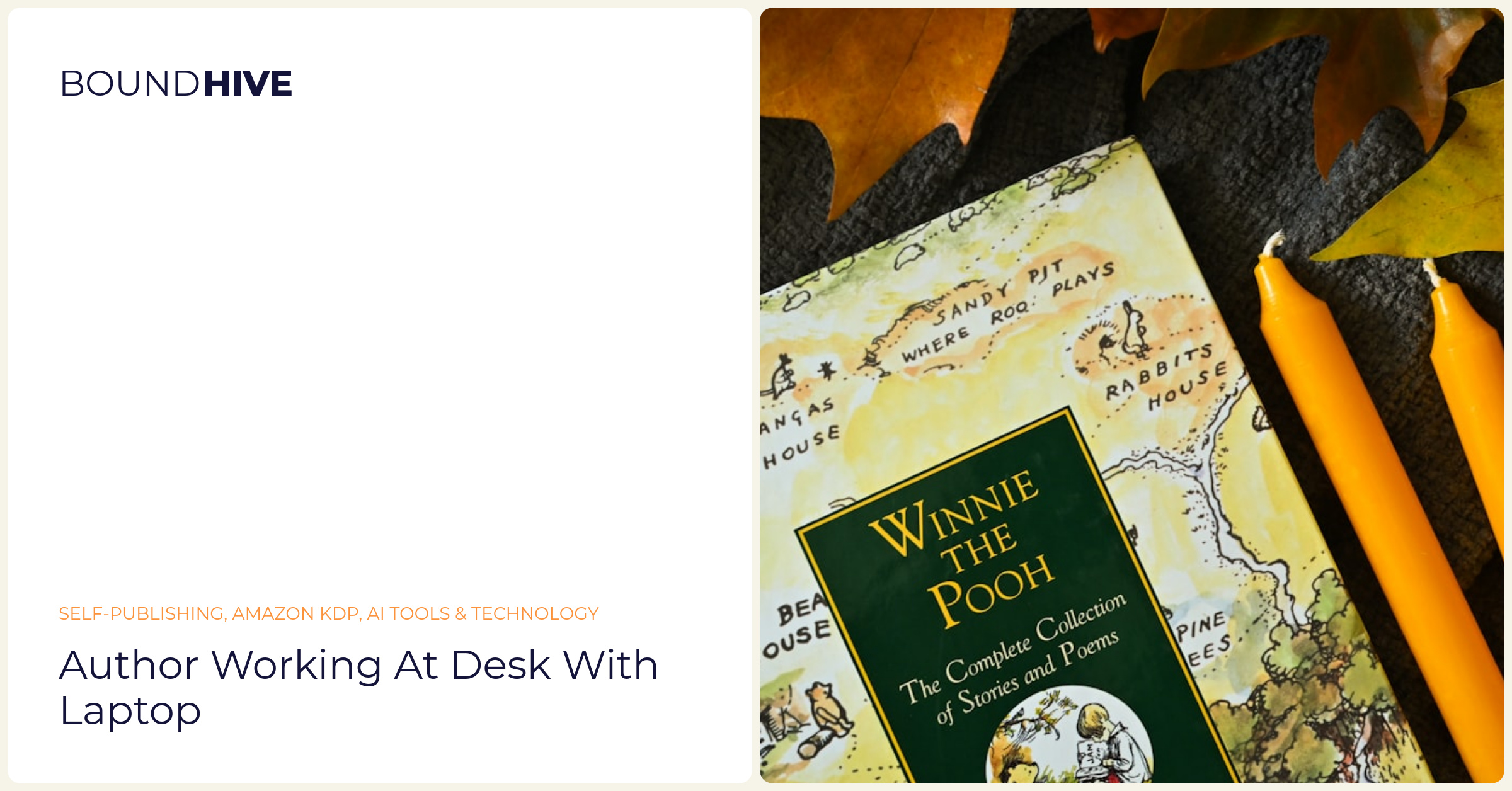 Author working at desk with laptop Author working at desk with laptop