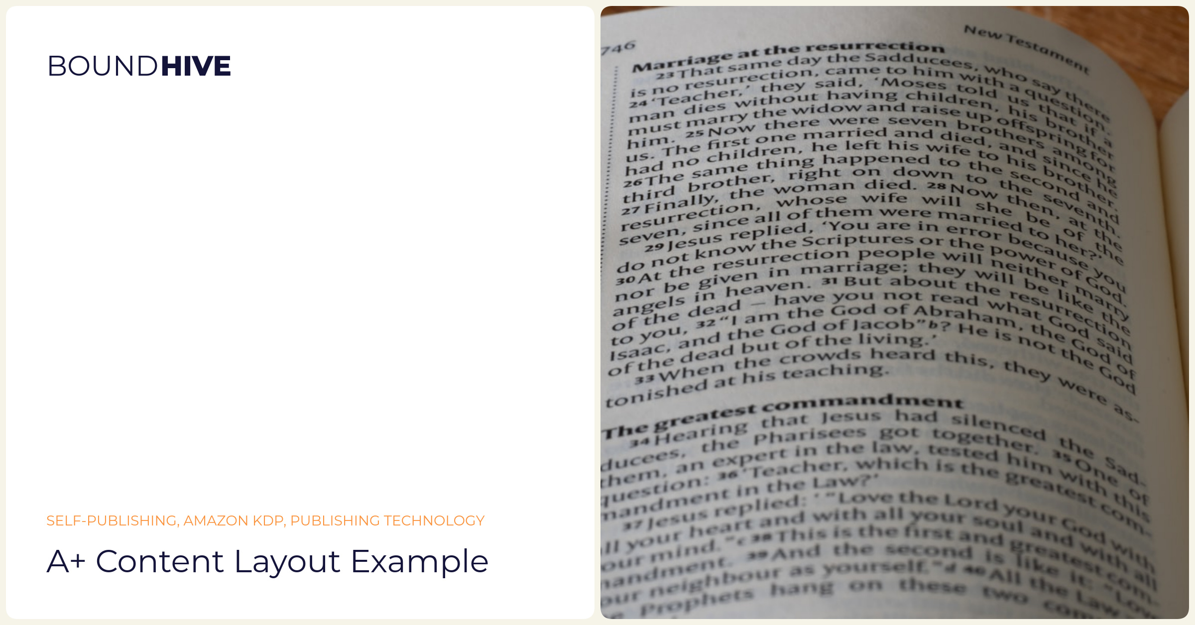 A+ content layout example