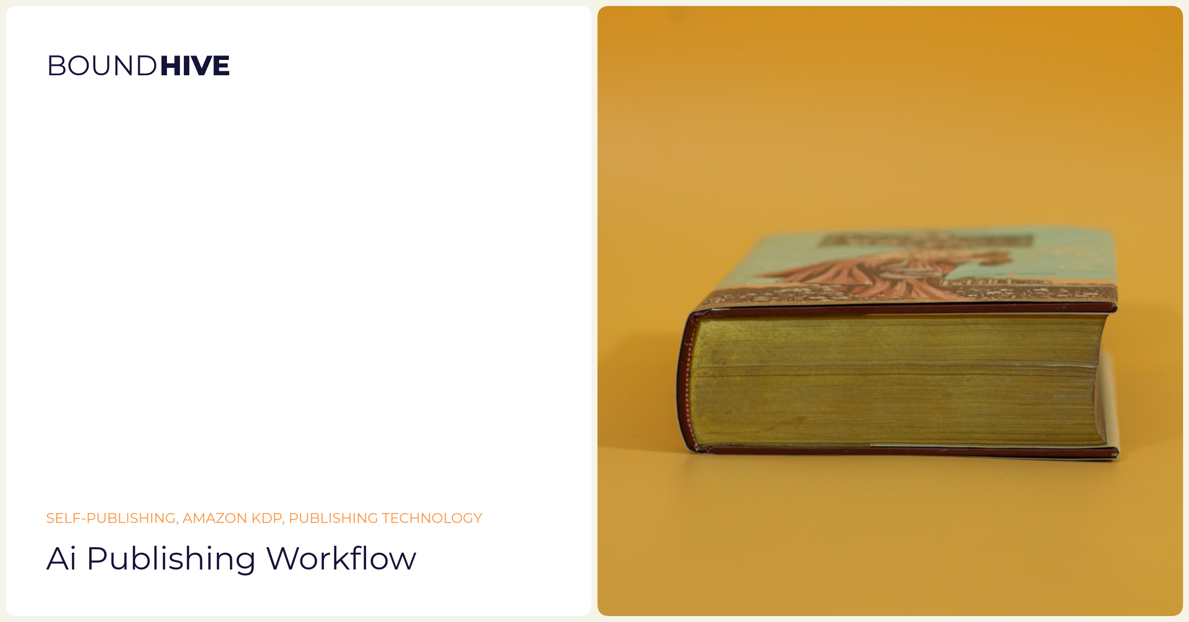 AI publishing workflow
