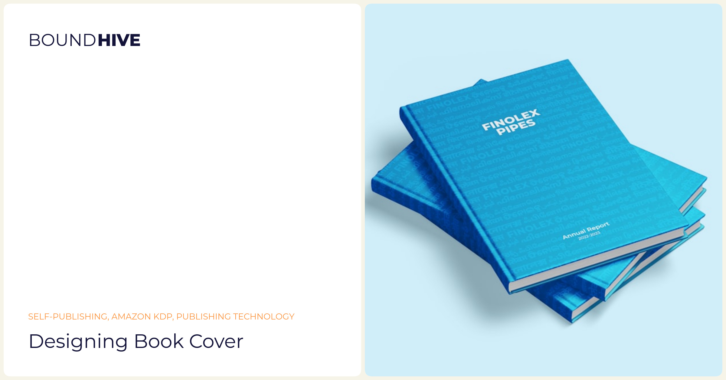 Designing book cover