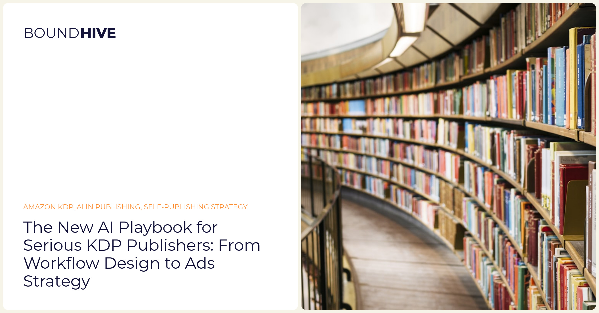 The New AI Playbook for Serious KDP Publishers: From Workflow Design to Ads Strategy || 'What’s happening at books publishing possibilities.'